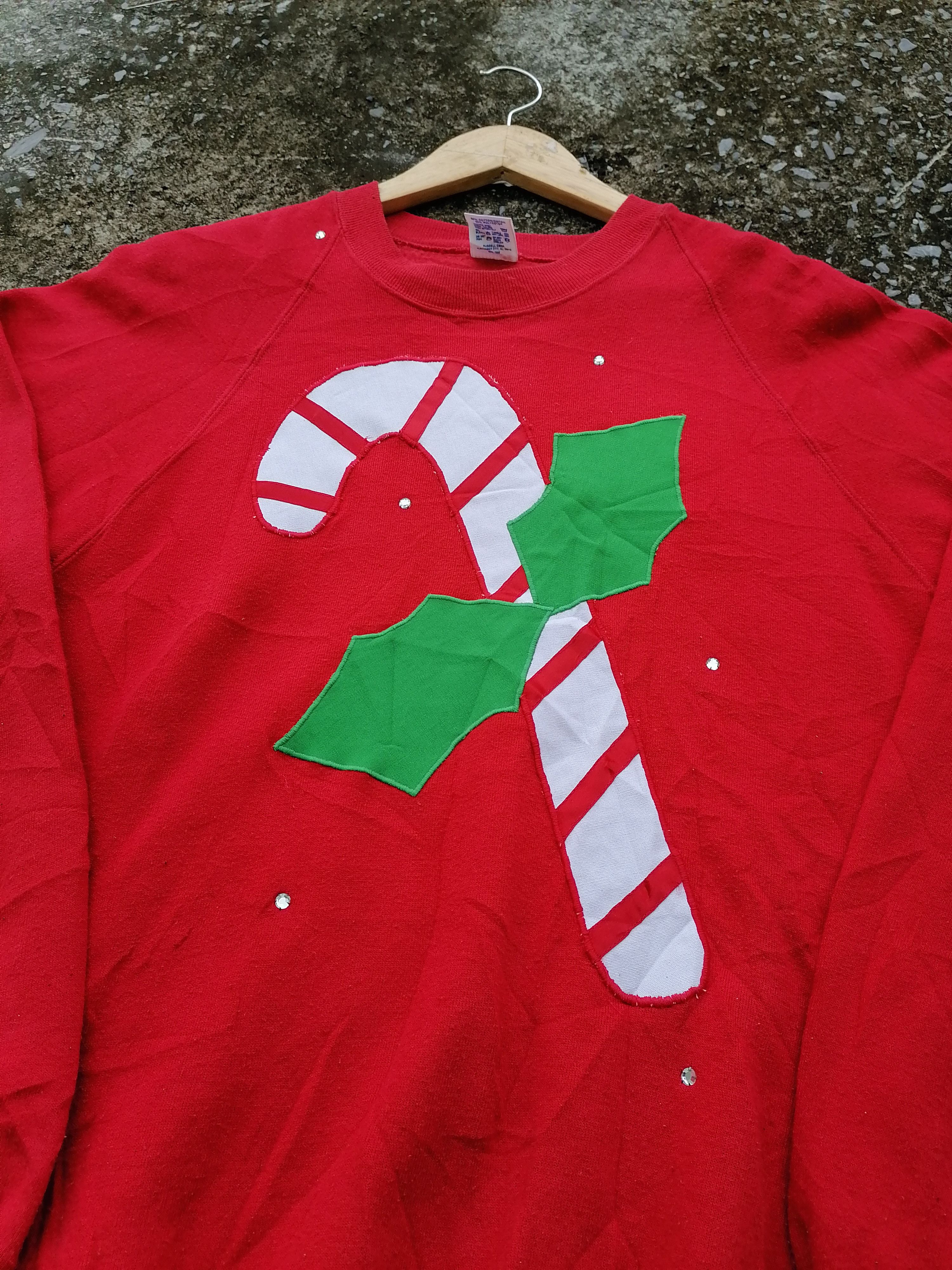 Jerzees × Vintage Vintage Jerzees Christmas Sweatshirt Size US M / EU 48-50 / 2 - 2 Thumbnail