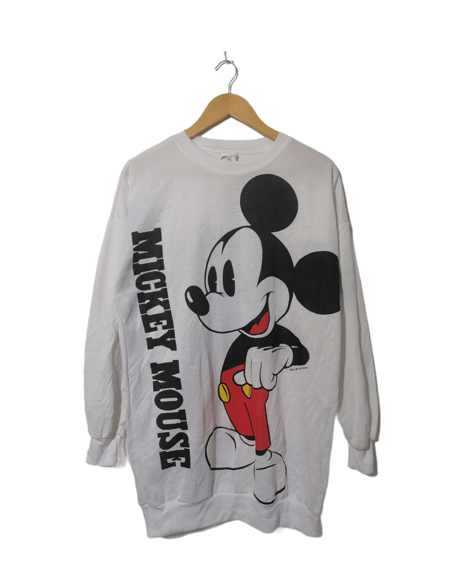 Disney × Mickey Mouse × Vintage Vintage Mickey Mouse Mirror Longsleeve Size US L / EU 52-54 / 3 - 1 Thumbnail