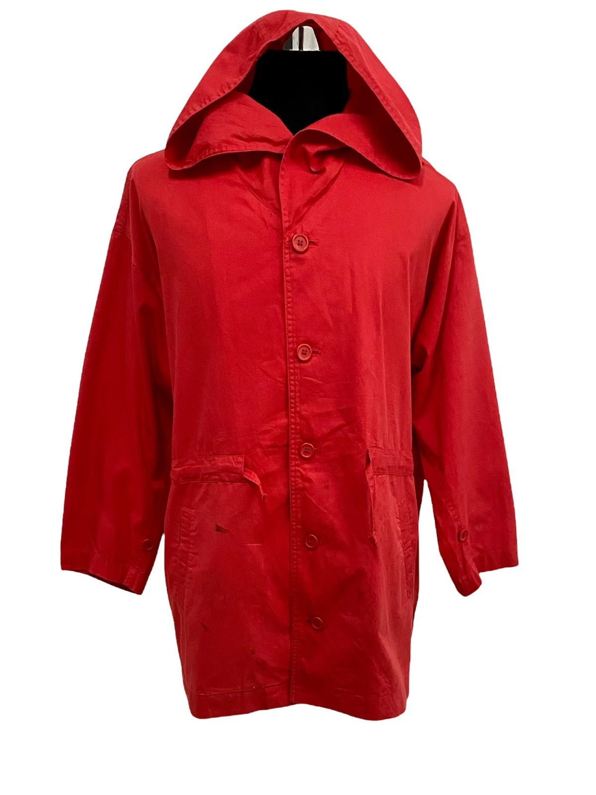 image of Hai Sporting Gear x Issey Miyake Need Gone Issey Miyake H.sporting Gear Parkas Oversize in Red (Siz