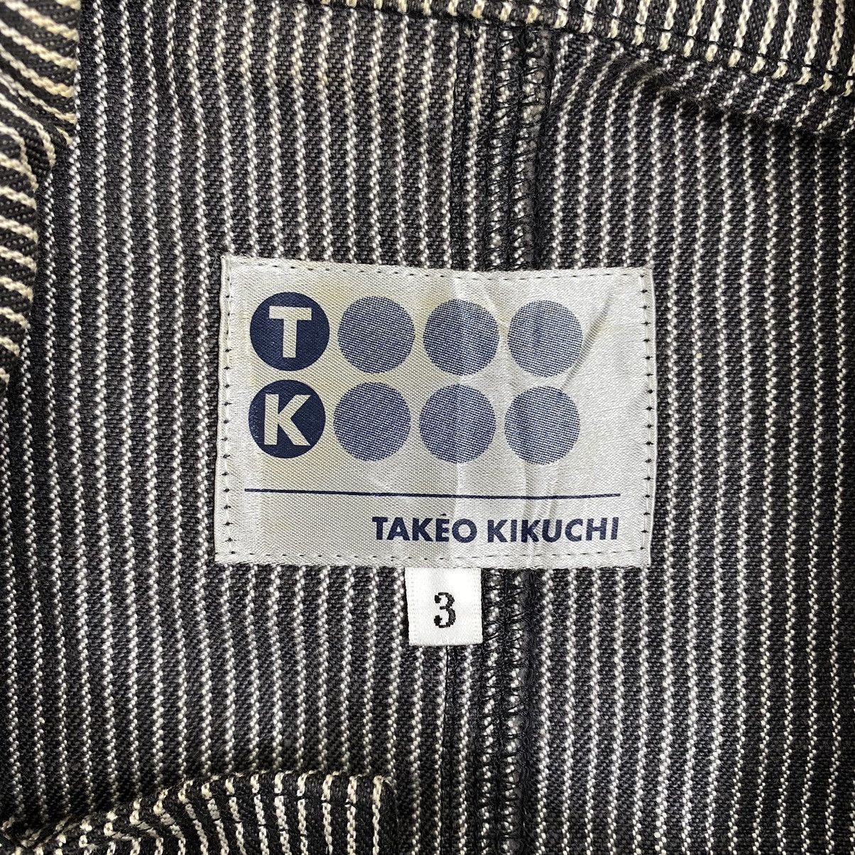 Takeo Kikuchi TAKEO KIKUCHI Japan Brand Hickory Stripes Multi Pocket Coat Size US M / EU 48-50 / 2 - 5 Thumbnail