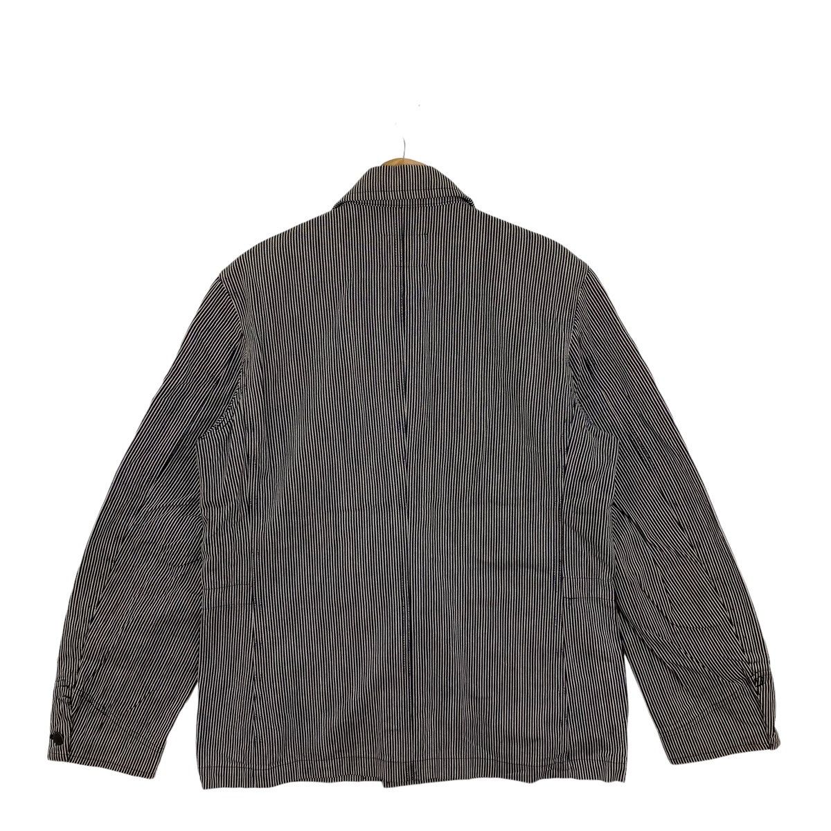 Takeo Kikuchi TAKEO KIKUCHI Japan Brand Hickory Stripes Multi Pocket Coat Size US M / EU 48-50 / 2 - 9 Thumbnail