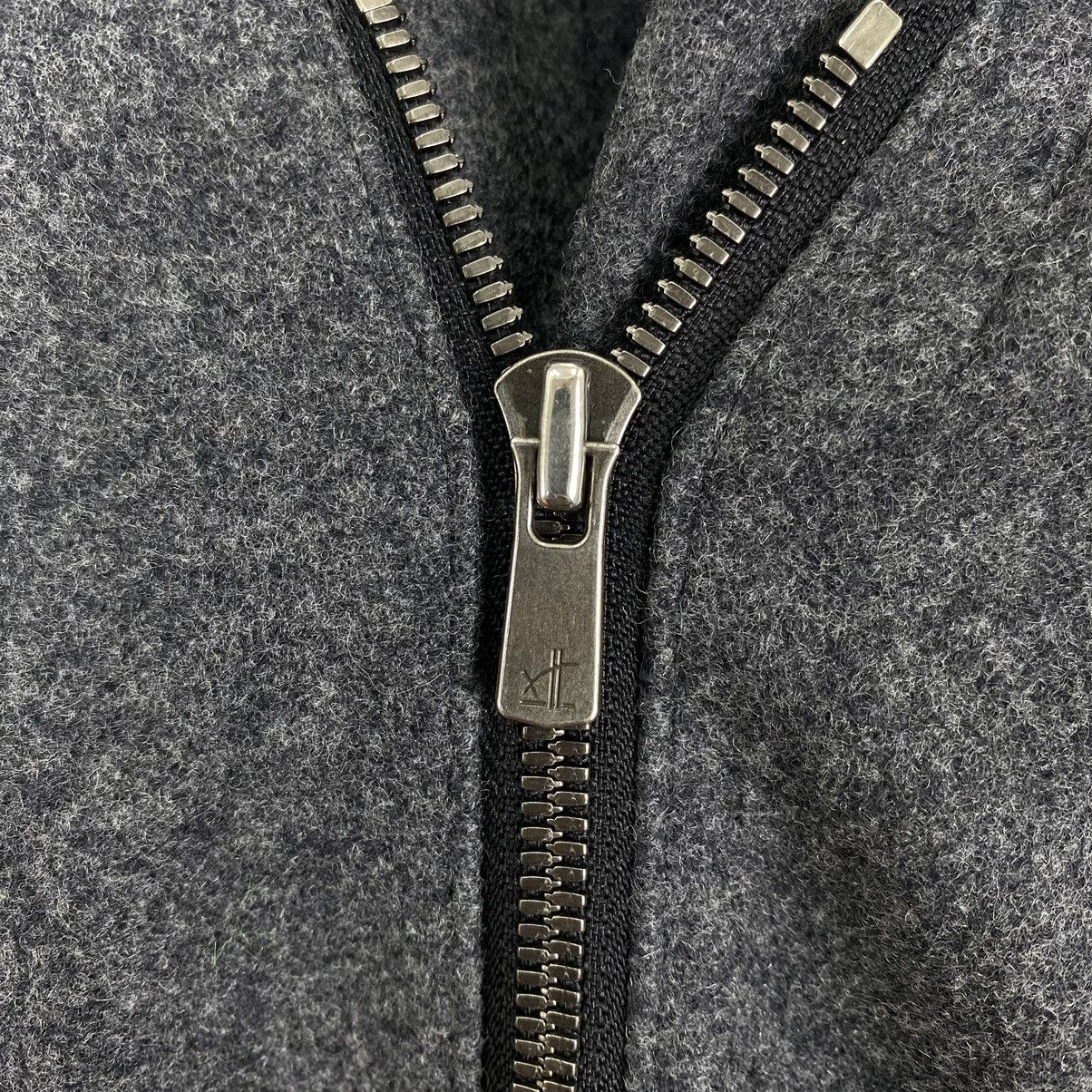 Japanese Brand DES PRÉS Japanese Brand Wool Full Zipper Grey Hooded Parka Size US M / EU 48-50 / 2 - 3 Thumbnail