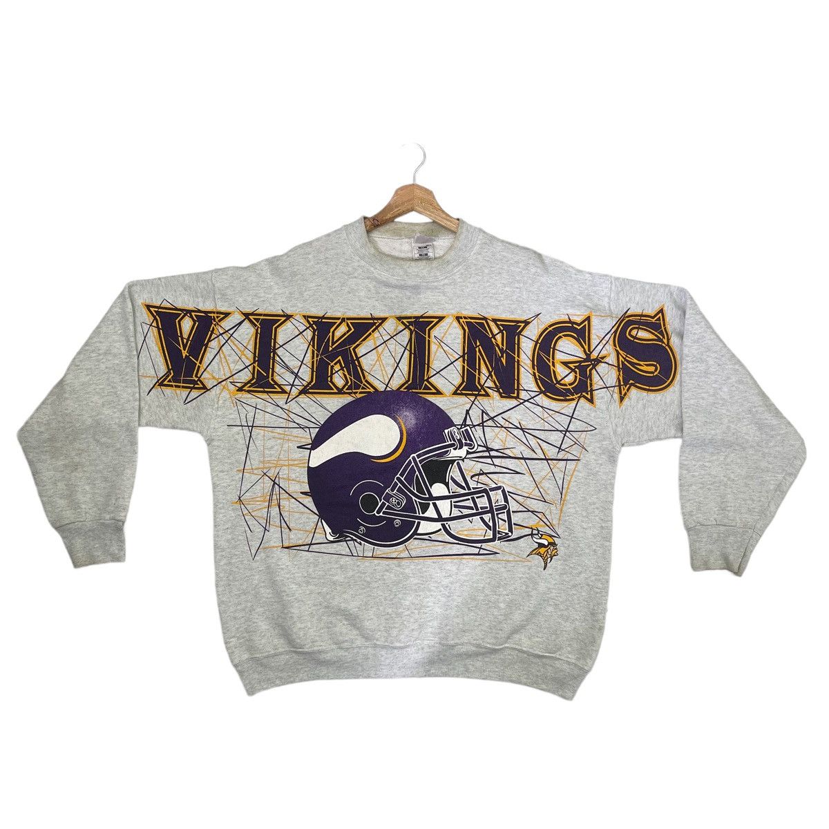 80's Minnesota Vikings NFL Crewneck Sweatshirt Size Medium/Large – Rare VNTG