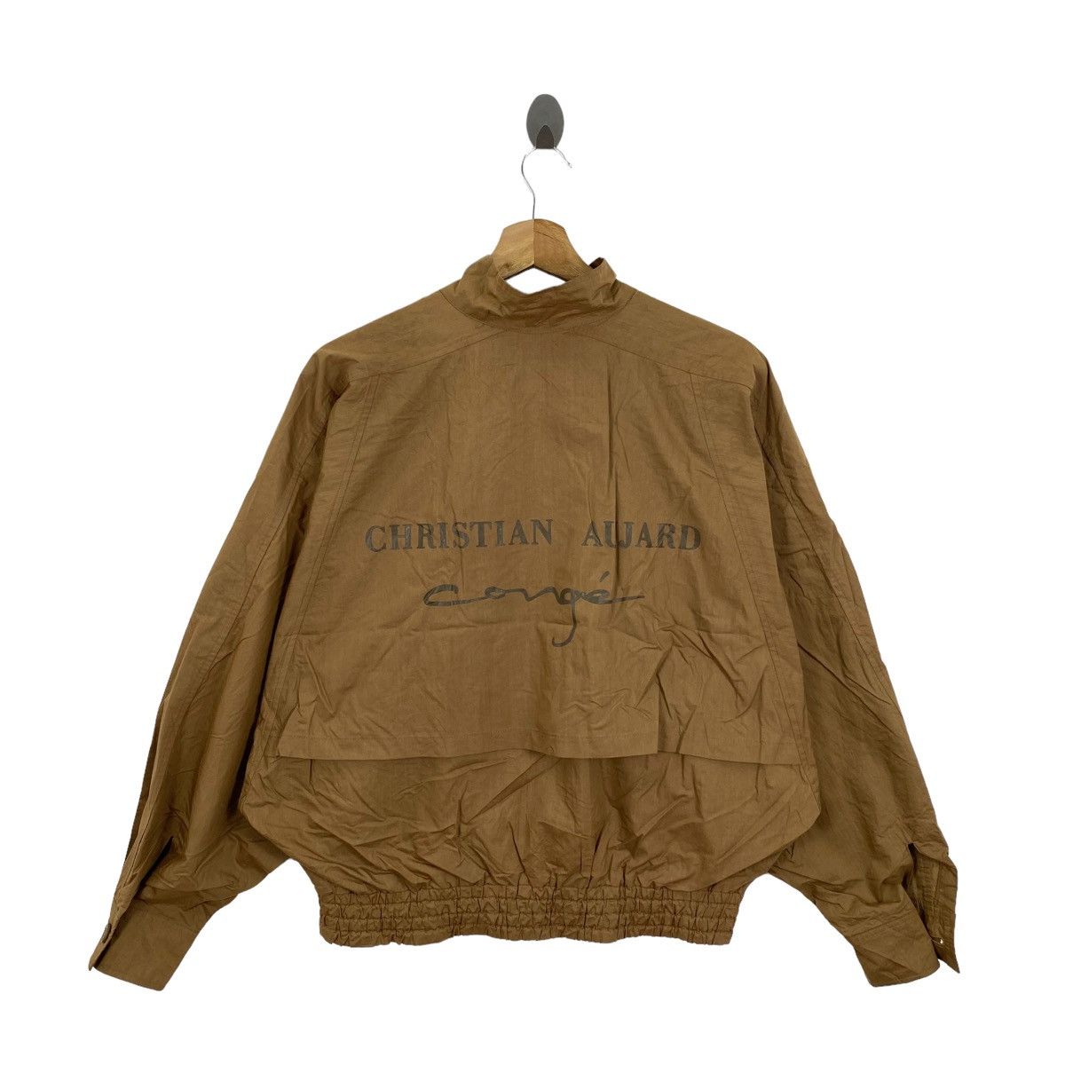 Vintage CHRISTIAN AUJARD Paris Couturier Brand Print Jacket