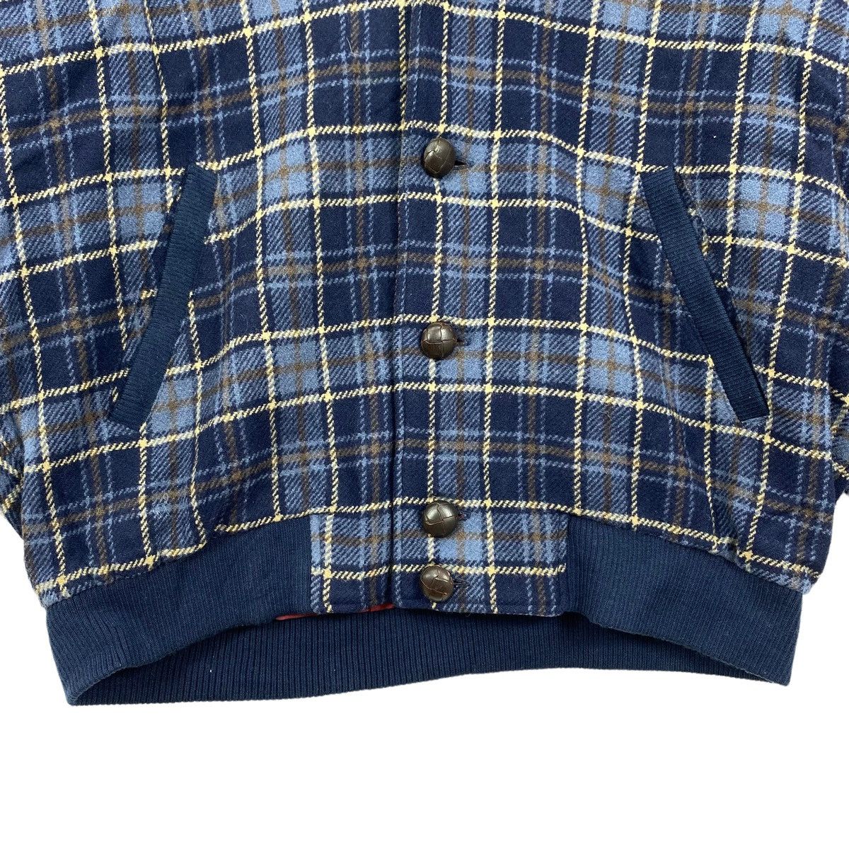 DAKS DAKS LONDON British Brand Check Tartan Button Up Bomber Size US M / EU 48-50 / 2 - 3 Thumbnail