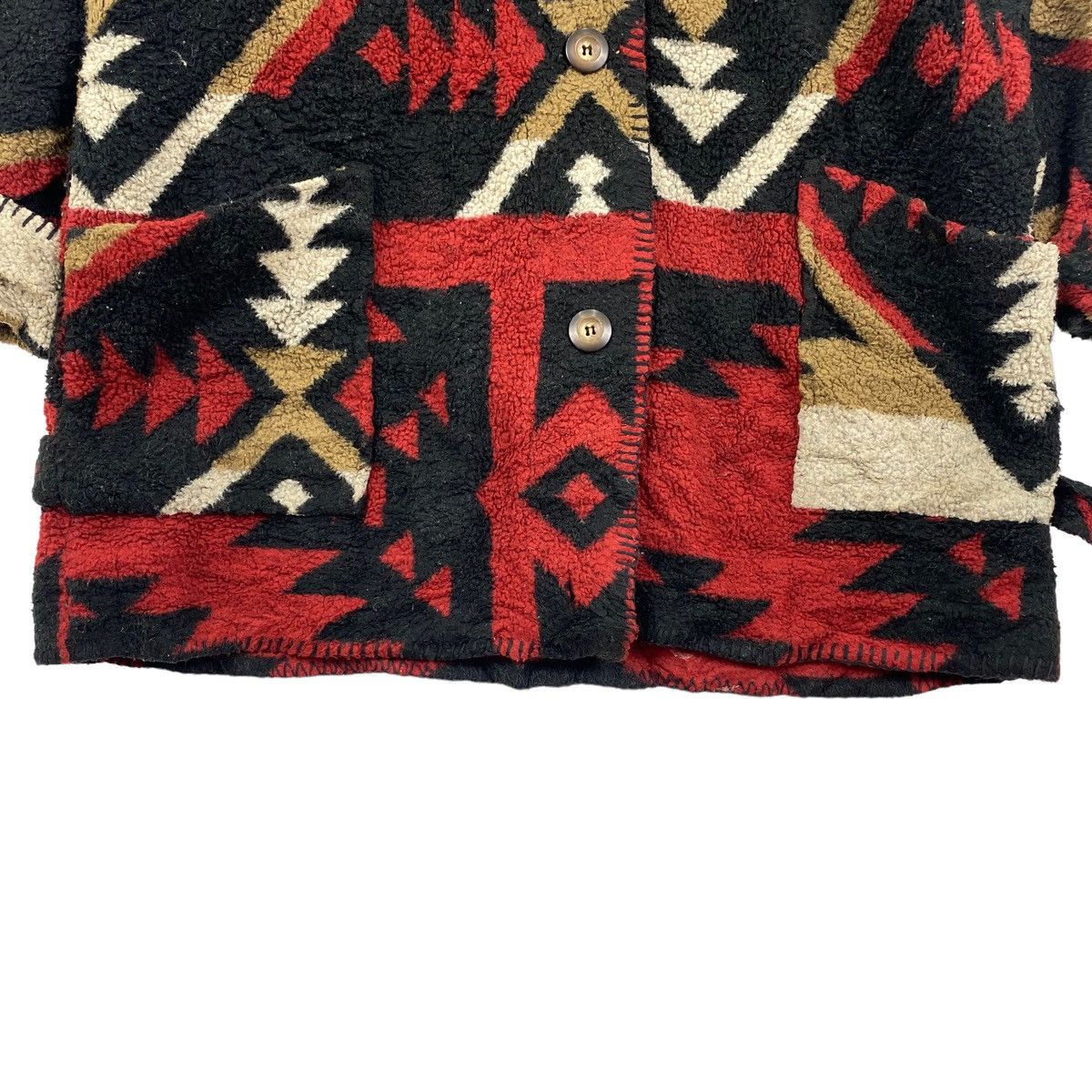 Vintage MUSKOKA LAKES Chimayo Aztec Navajo Overprint Wool Jacket Size US M / EU 48-50 / 2 - 3 Thumbnail