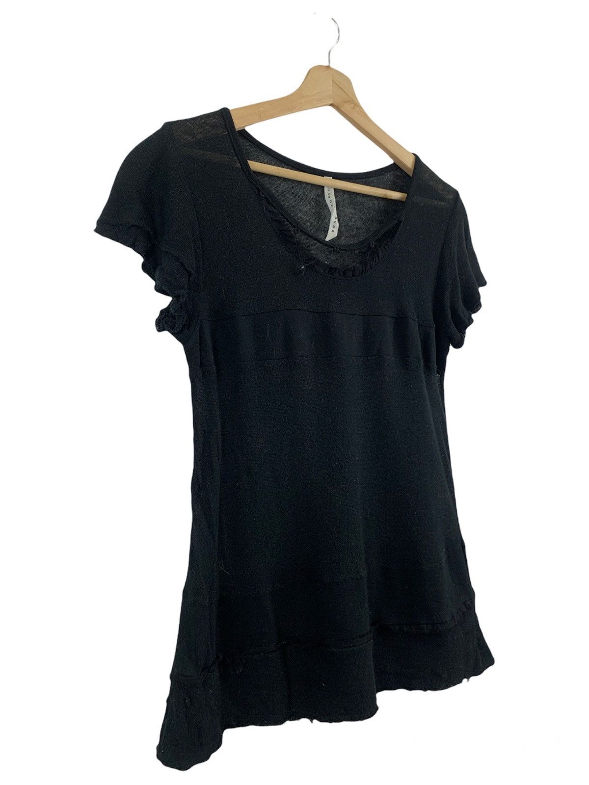 Designer × Issey Miyake × Japanese Brand Issey miyake sunaokuwahara black shirt Size US M / EU 48-50 / 2 - 2 Thumbnail