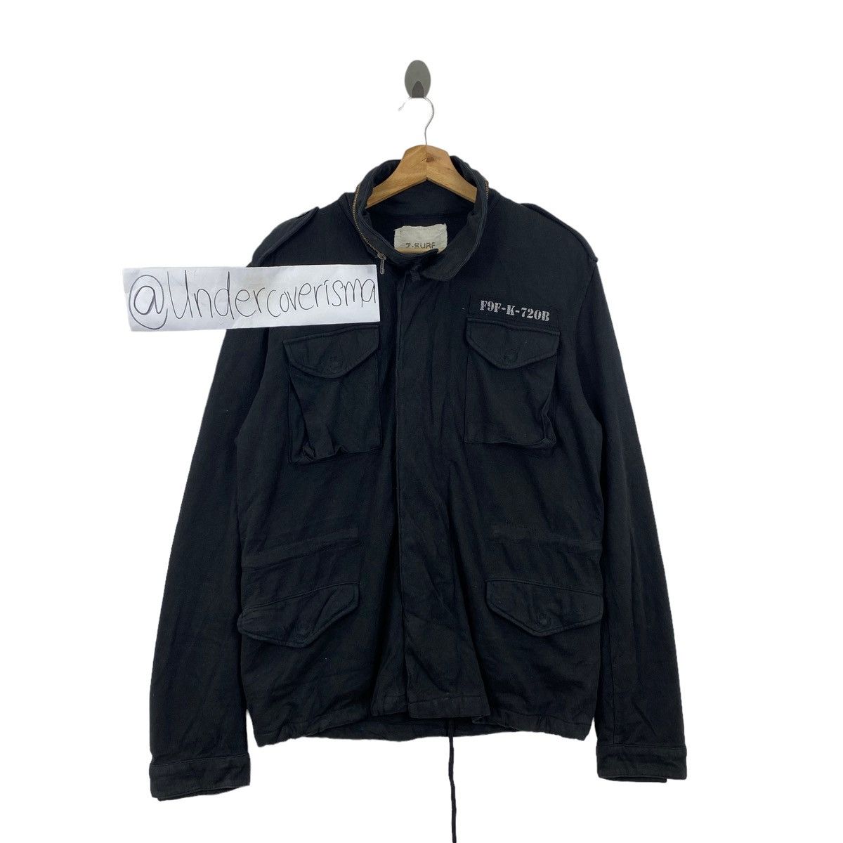 Vintage Vintage JIMMY'Z SURF CO Multi Pocket Black Jeans Jacket Size US L / EU 52-54 / 3 - 1 Thumbnail