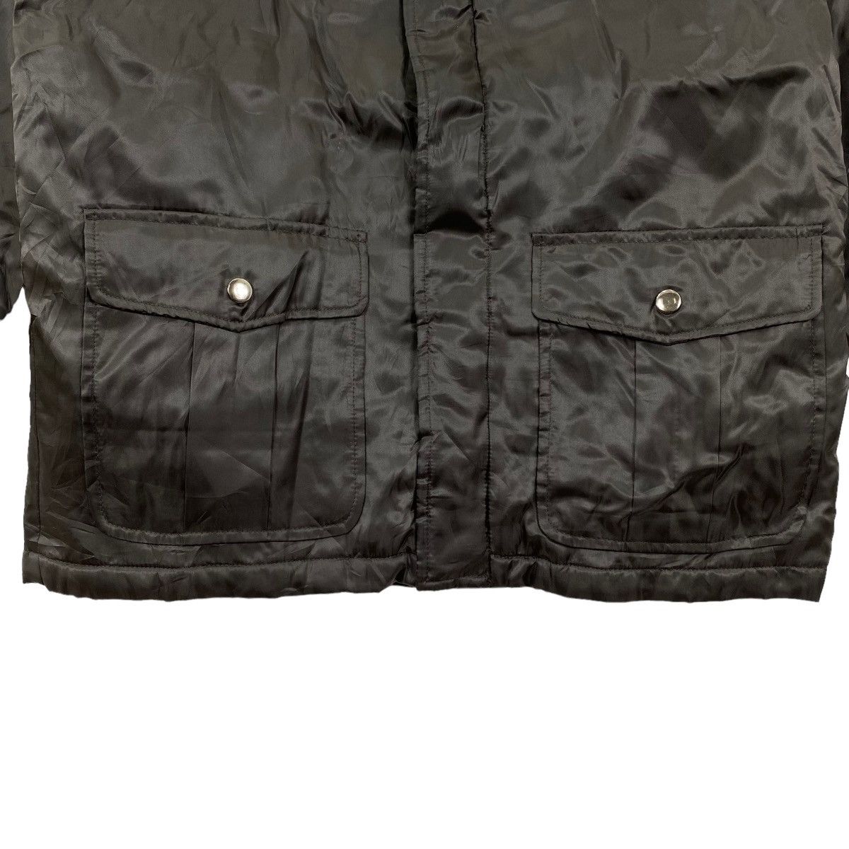 Vintage DJ HONDA Embroid Logo Full Zip Black Quilted Bomber Jacket Size US M / EU 48-50 / 2 - 3 Thumbnail