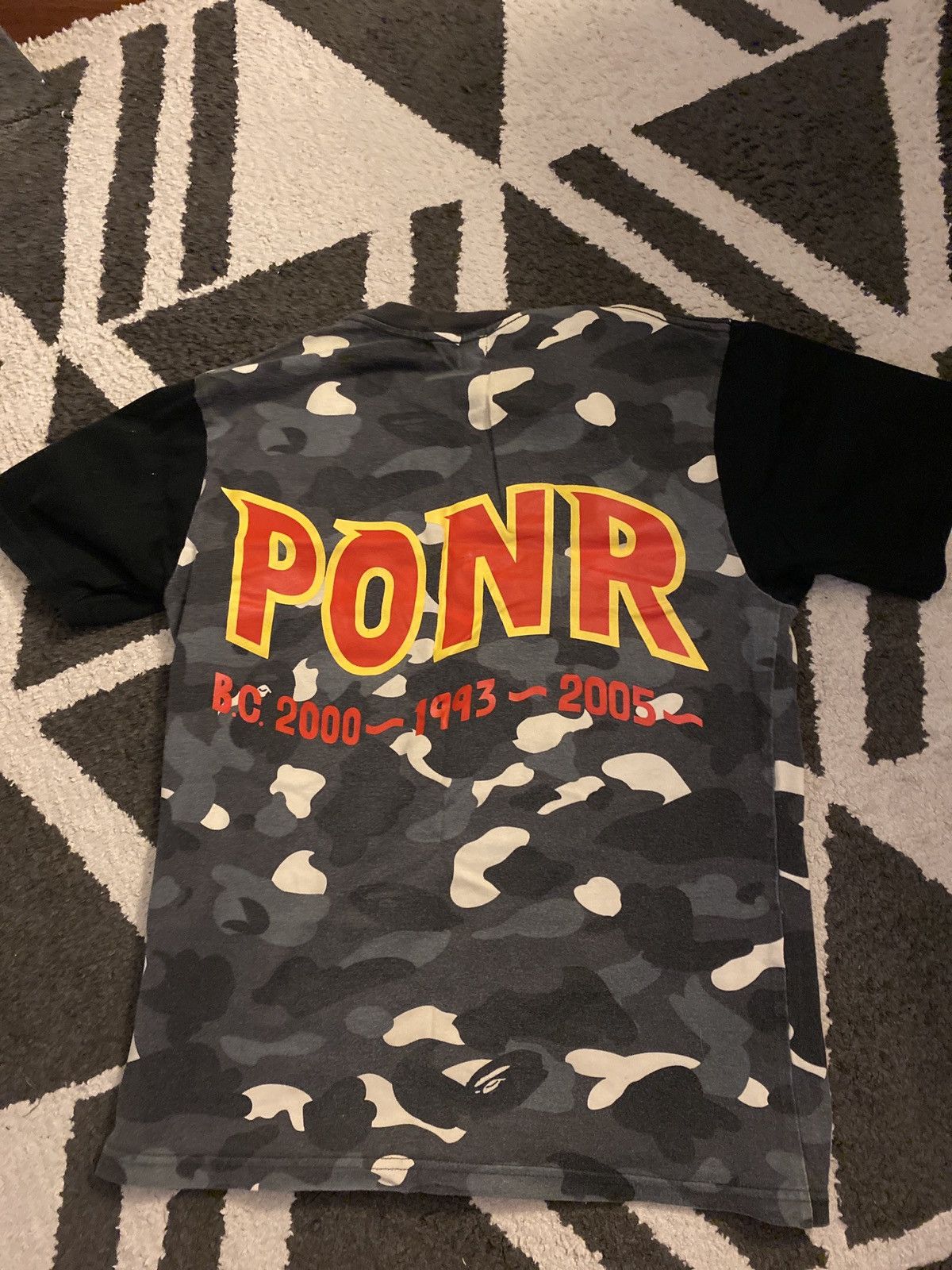 Bape Bape T-Shirt Black PONR Size US S / EU 44-46 / 1 - 2 Thumbnail