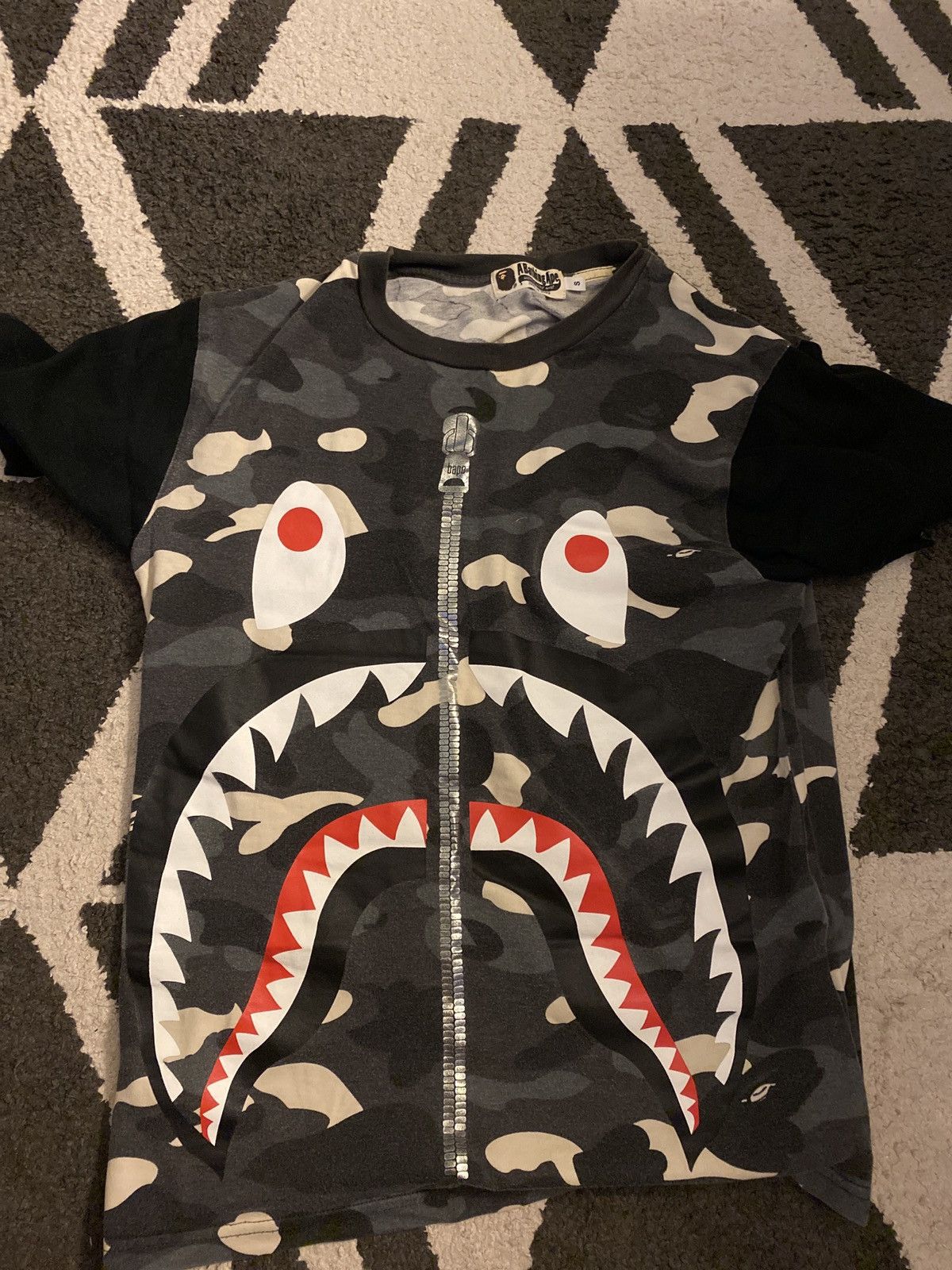Bape Bape T-Shirt Black PONR Size US S / EU 44-46 / 1 - 1 Thumbnail