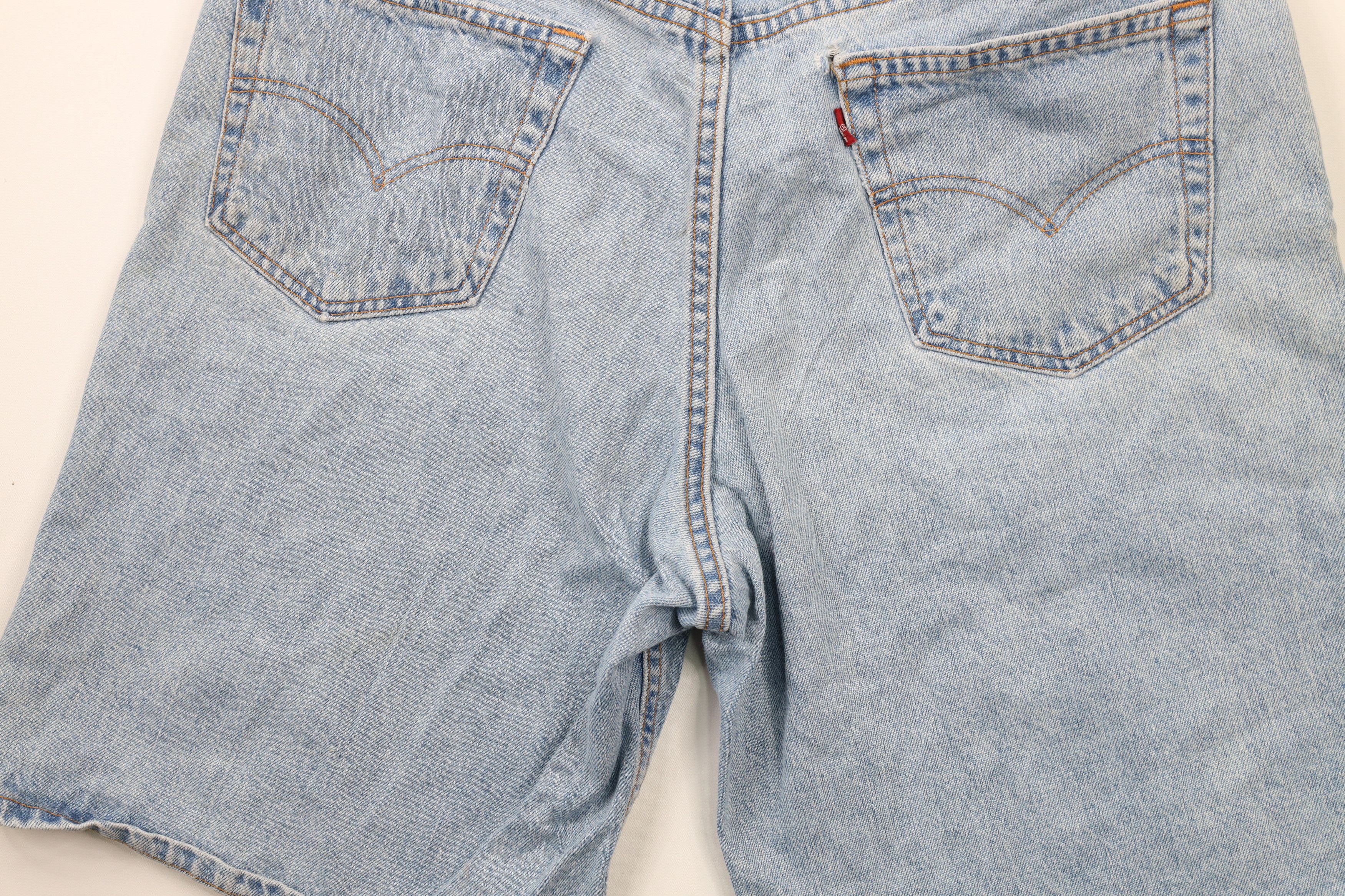 Levi's × Vintage Vintage Levis 550 Relaxed Fit Denim Jean Shorts Jorts USA Size US 36 / EU 52 - 10 Thumbnail