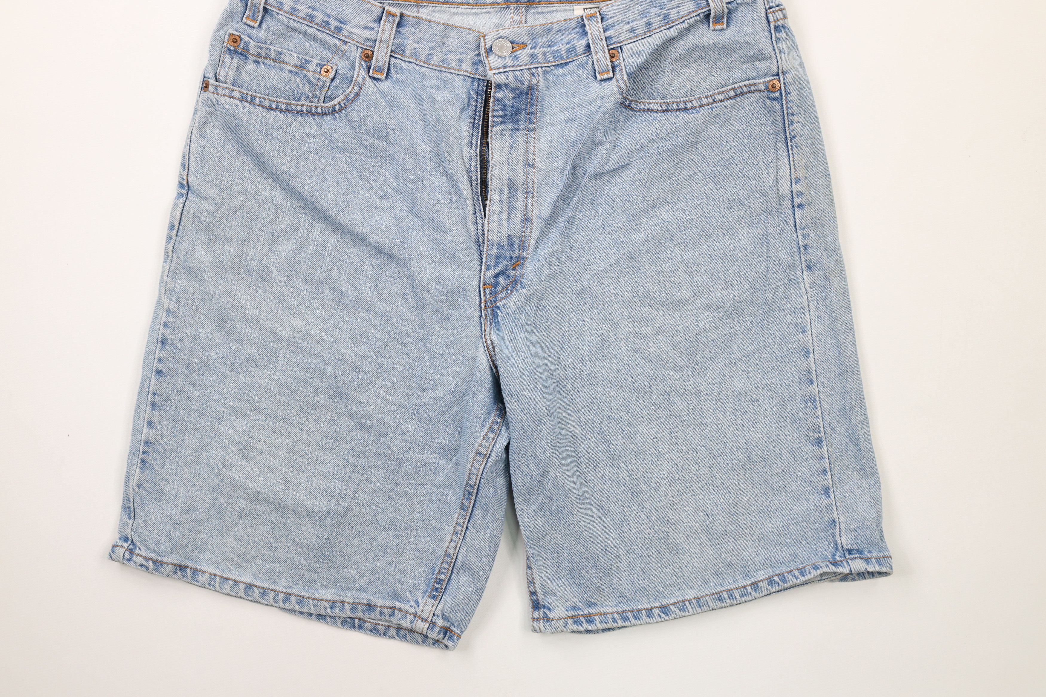 Levi's × Vintage Vintage Levis 550 Relaxed Fit Denim Jean Shorts Jorts USA Size US 36 / EU 52 - 3 Thumbnail