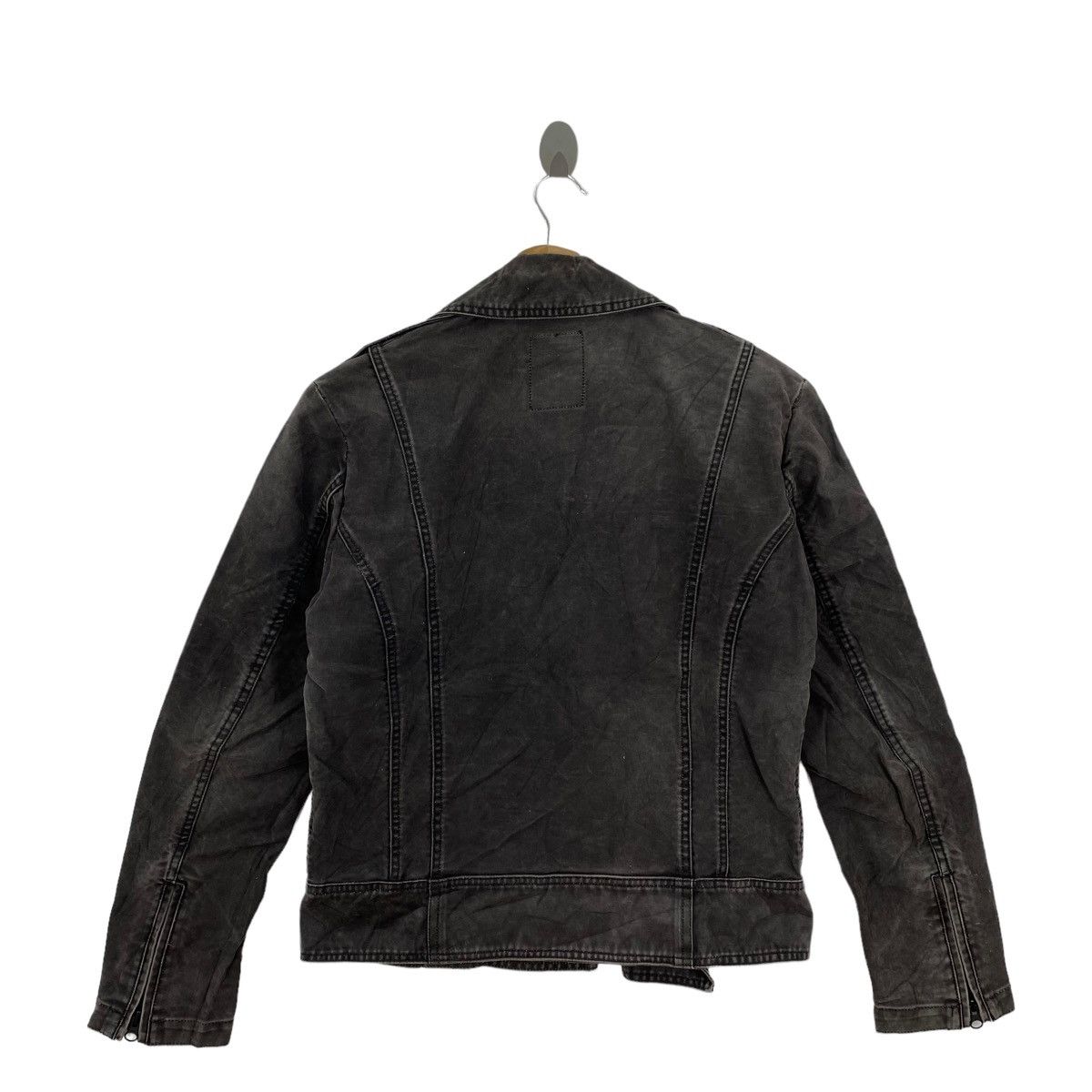 Japanese Brand HALB Japanese Brand Double Collar Motorcycle Denim Jacket Size US M / EU 48-50 / 2 - 8 Thumbnail