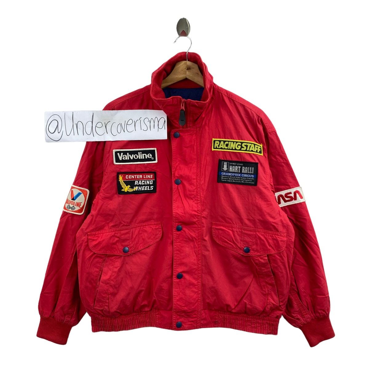 Japanese Brand CUBIC MEASURE Japan Brand Valvoline Racing Staff Snap Button Size US M / EU 48-50 / 2 - 1 Thumbnail
