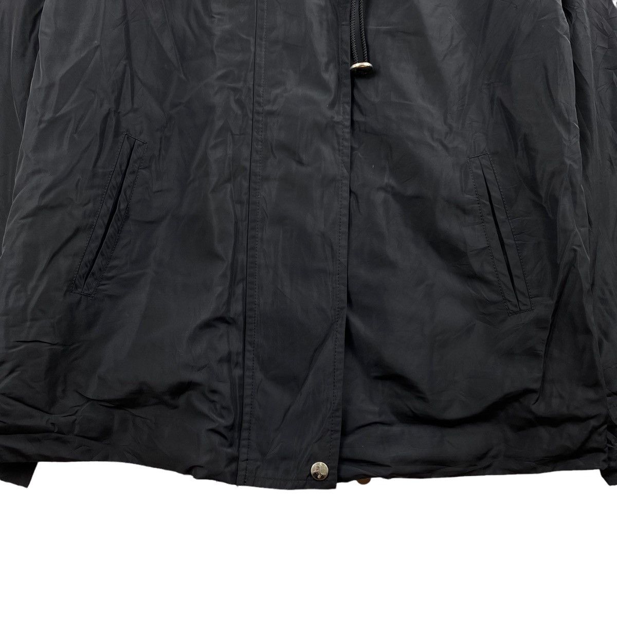 Courreges Vintage COURREGES French Brand Hooded Black Light Jacket Size US S / EU 44-46 / 1 - 3 Thumbnail