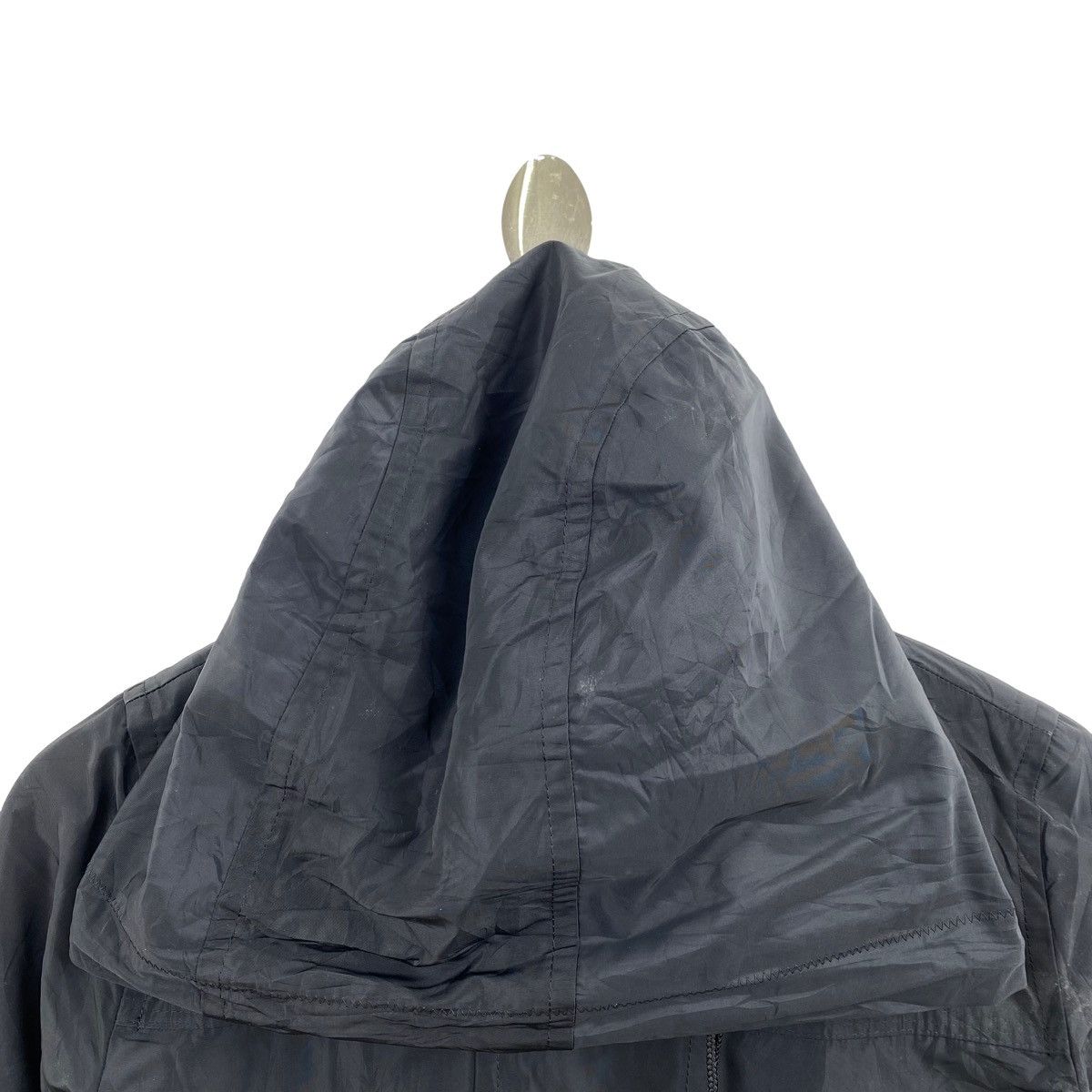 Courreges Vintage COURREGES French Brand Hooded Black Light Jacket Size US S / EU 44-46 / 1 - 2 Thumbnail