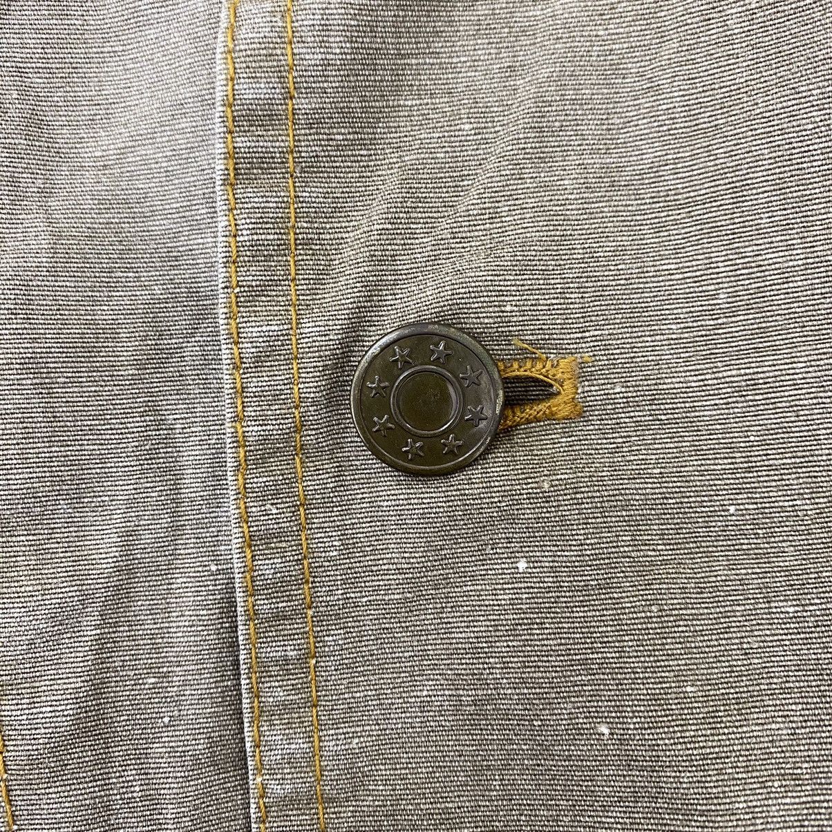 Vintage DUNWOOD COUNTRY Multi Pocket Button Up Beige Denim Jacket Size US L / EU 52-54 / 3 - 5 Thumbnail