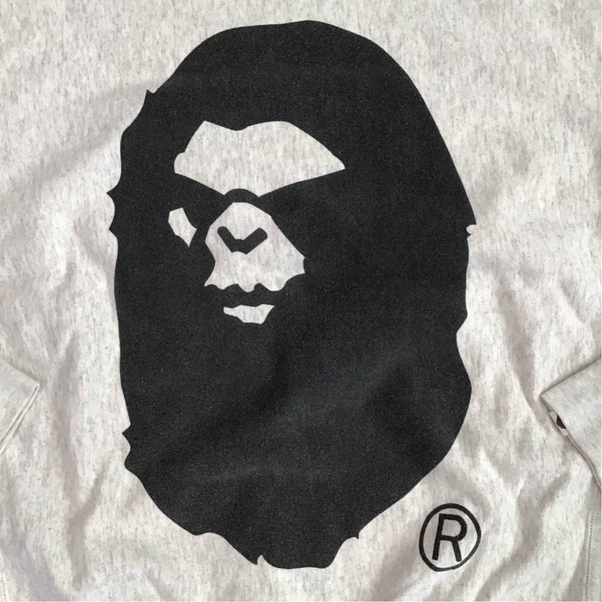 Bape BAPE Mad face big head sweat shirt Ivory Size US M / EU 48-50 / 2 - 2 Thumbnail