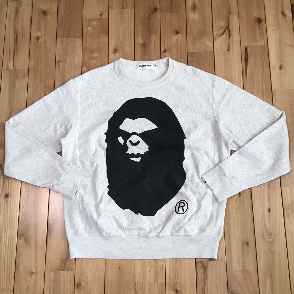 Bape BAPE Mad face big head sweat shirt Ivory Size US M / EU 48-50 / 2 - 1 Thumbnail