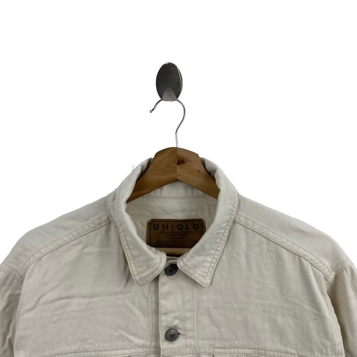 Uniqlo UNIQLO Original Jeans Collection Motorcycle Button Up Jacket Size US M / EU 48-50 / 2 - 2 Thumbnail