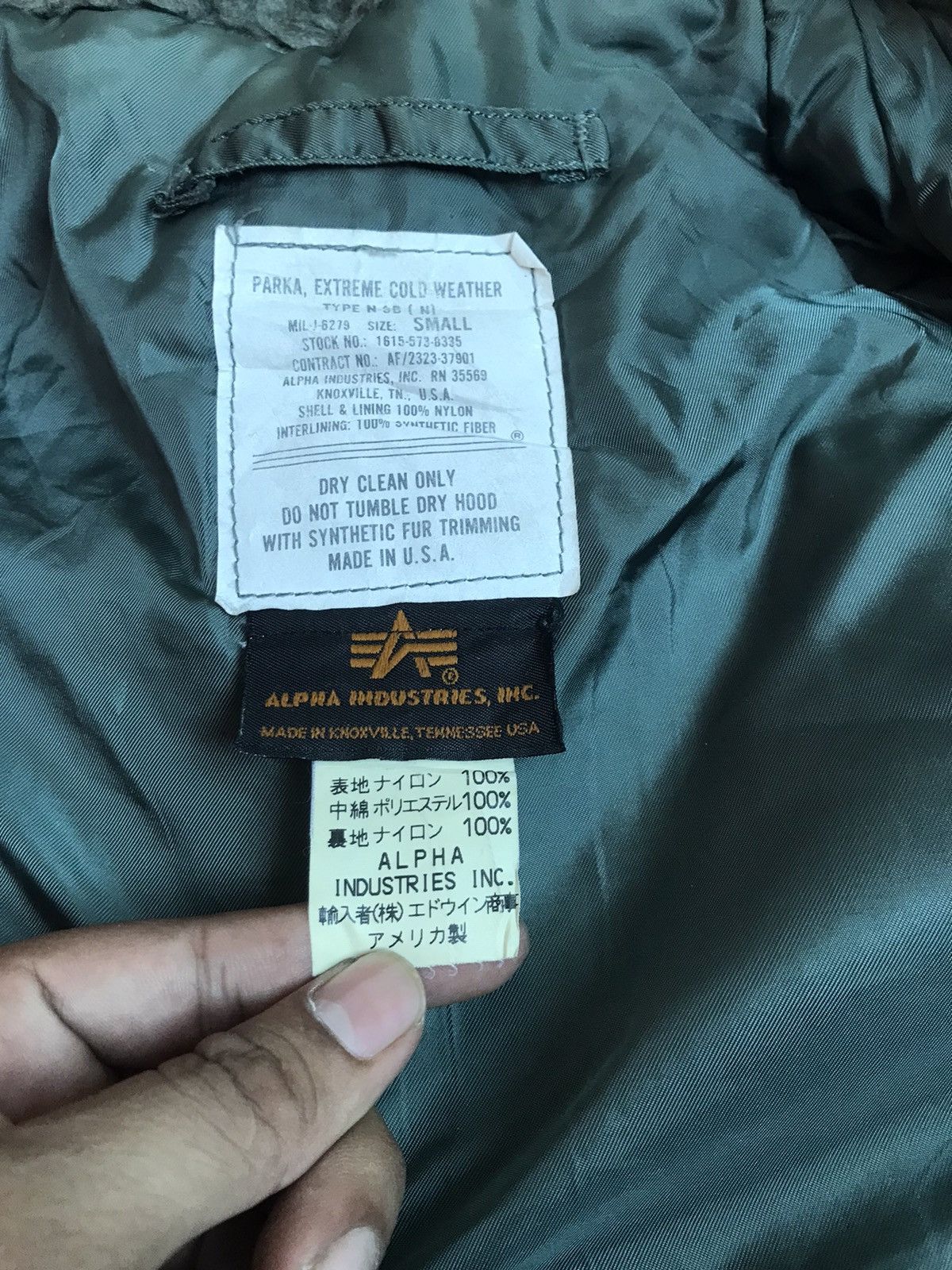 Alpha Industries ‼️PARKA EXTREME COLD WEATHER TYPE N-3B VERY RARE‼️ Size US S / EU 44-46 / 1 - 12 Thumbnail