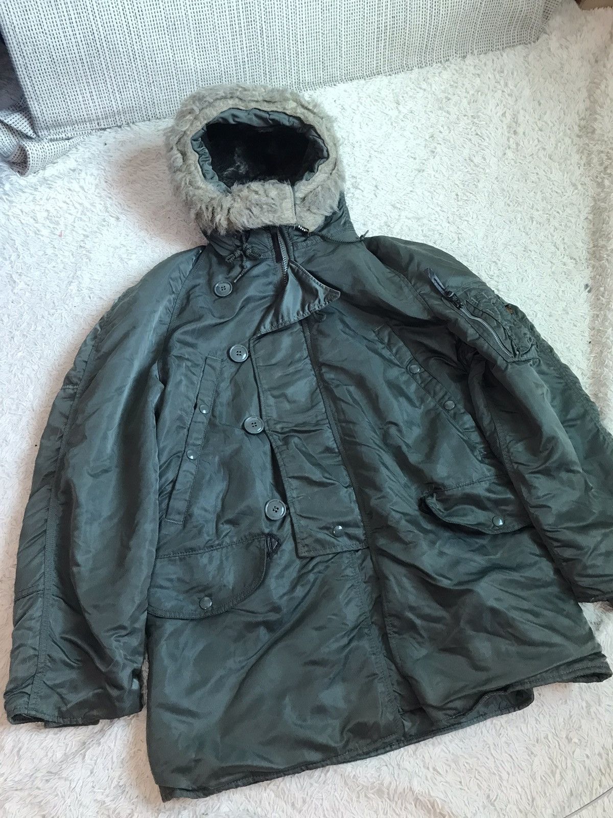 Alpha Industries ‼️PARKA EXTREME COLD WEATHER TYPE N-3B VERY RARE‼️ Size US S / EU 44-46 / 1 - 2 Thumbnail