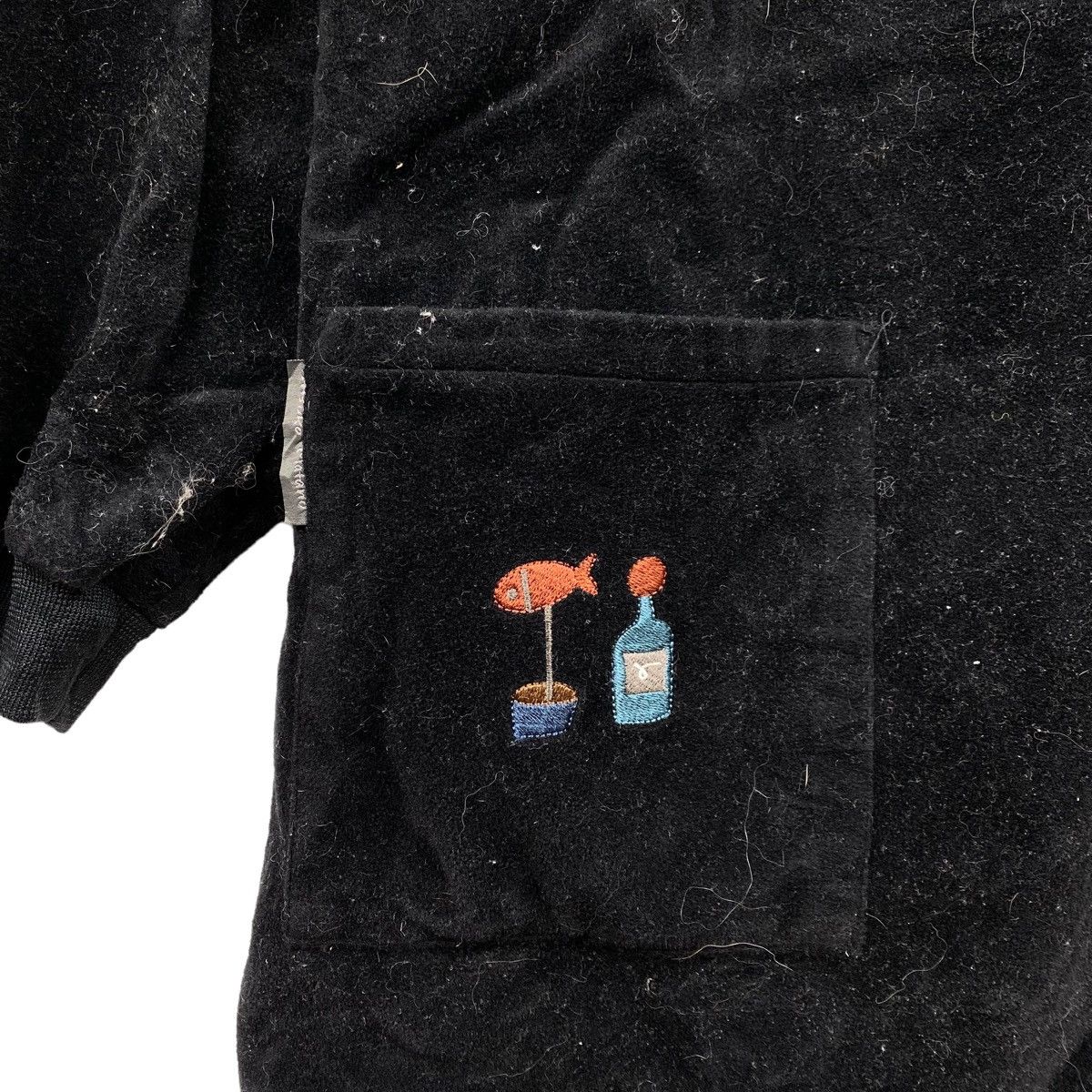Japanese Brand ATSUKO MATANO Japanese Designer Embroidered Logo Velvet Size US M / EU 48-50 / 2 - 3 Thumbnail