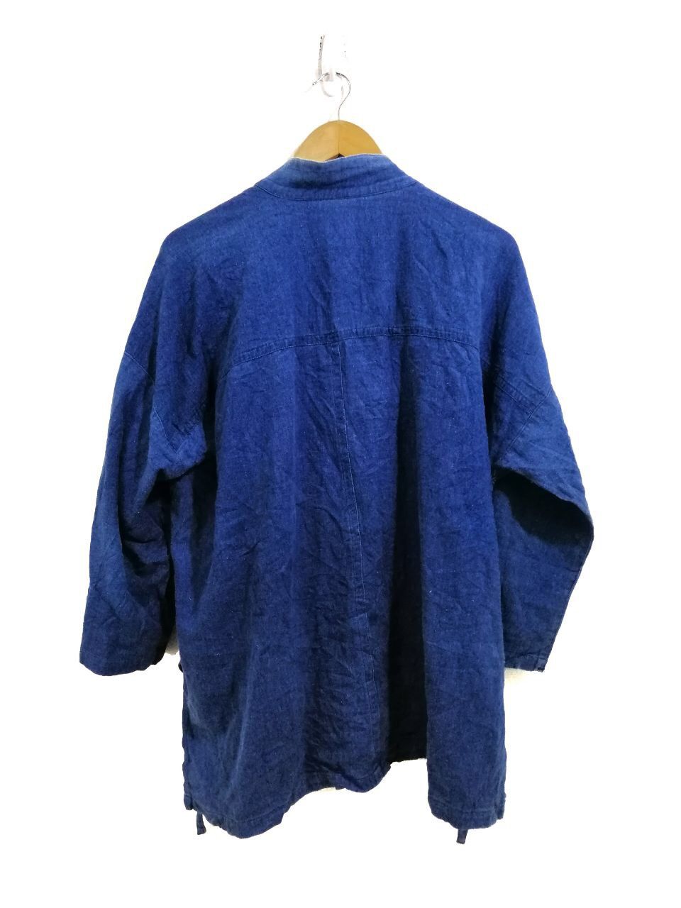 Indigo × Japanese Brand Indigo Dye Sashiko Noragi Kimono Oversized Visvim Design Size US M / EU 48-50 / 2 - 2 Thumbnail