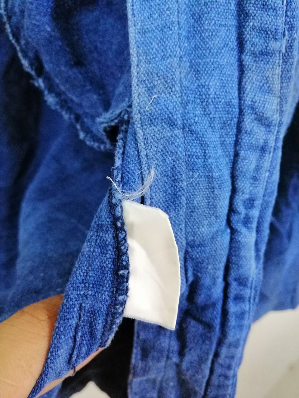 Indigo × Japanese Brand Indigo Dye Sashiko Noragi Kimono Oversized Visvim Design Size US M / EU 48-50 / 2 - 10 Thumbnail