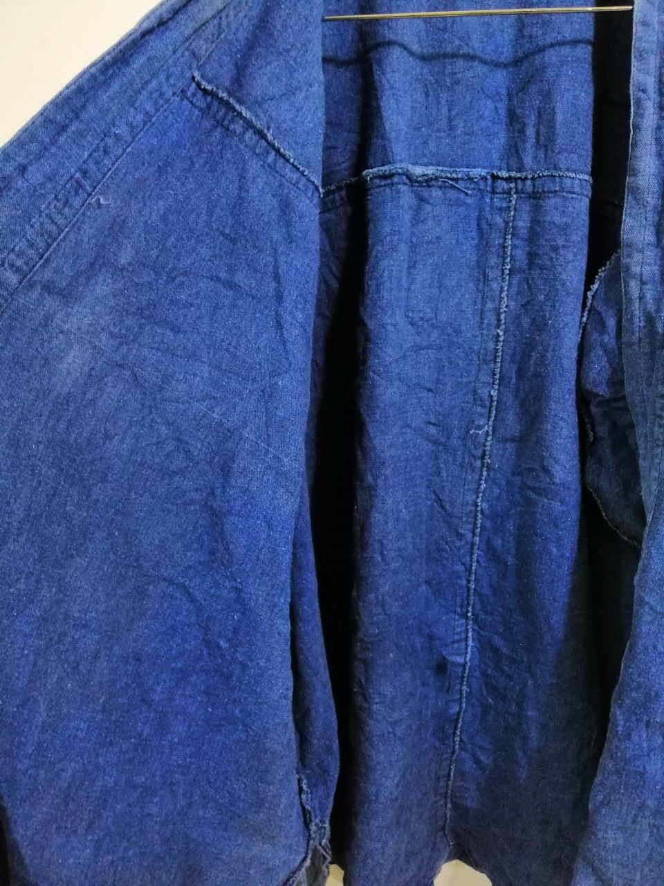 Indigo × Japanese Brand Indigo Dye Sashiko Noragi Kimono Oversized Visvim Design Size US M / EU 48-50 / 2 - 9 Thumbnail