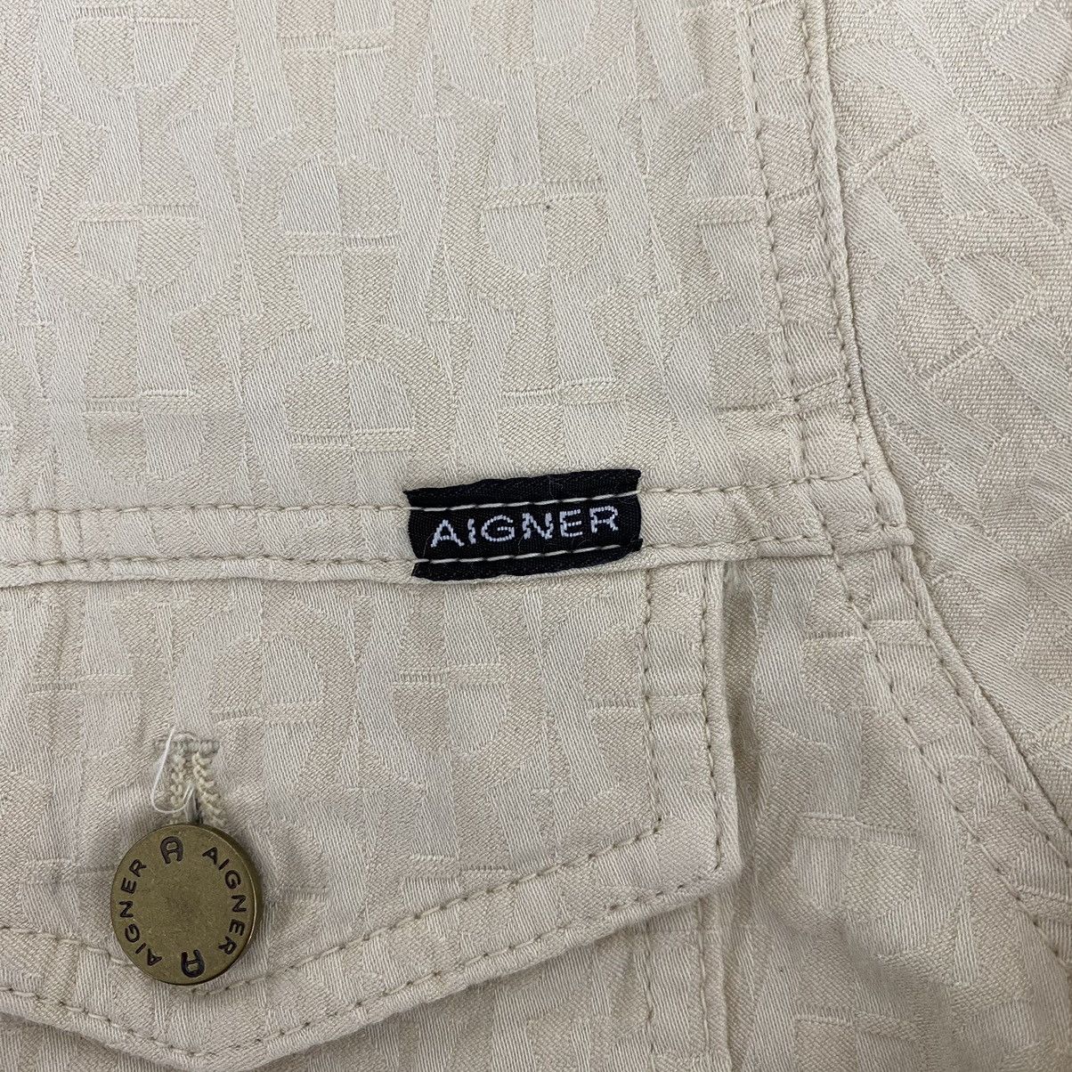 Aigner AIGNER German Brand Motorcycle Button Up Cream Jeans Jacket Size US S / EU 44-46 / 1 - 5 Thumbnail