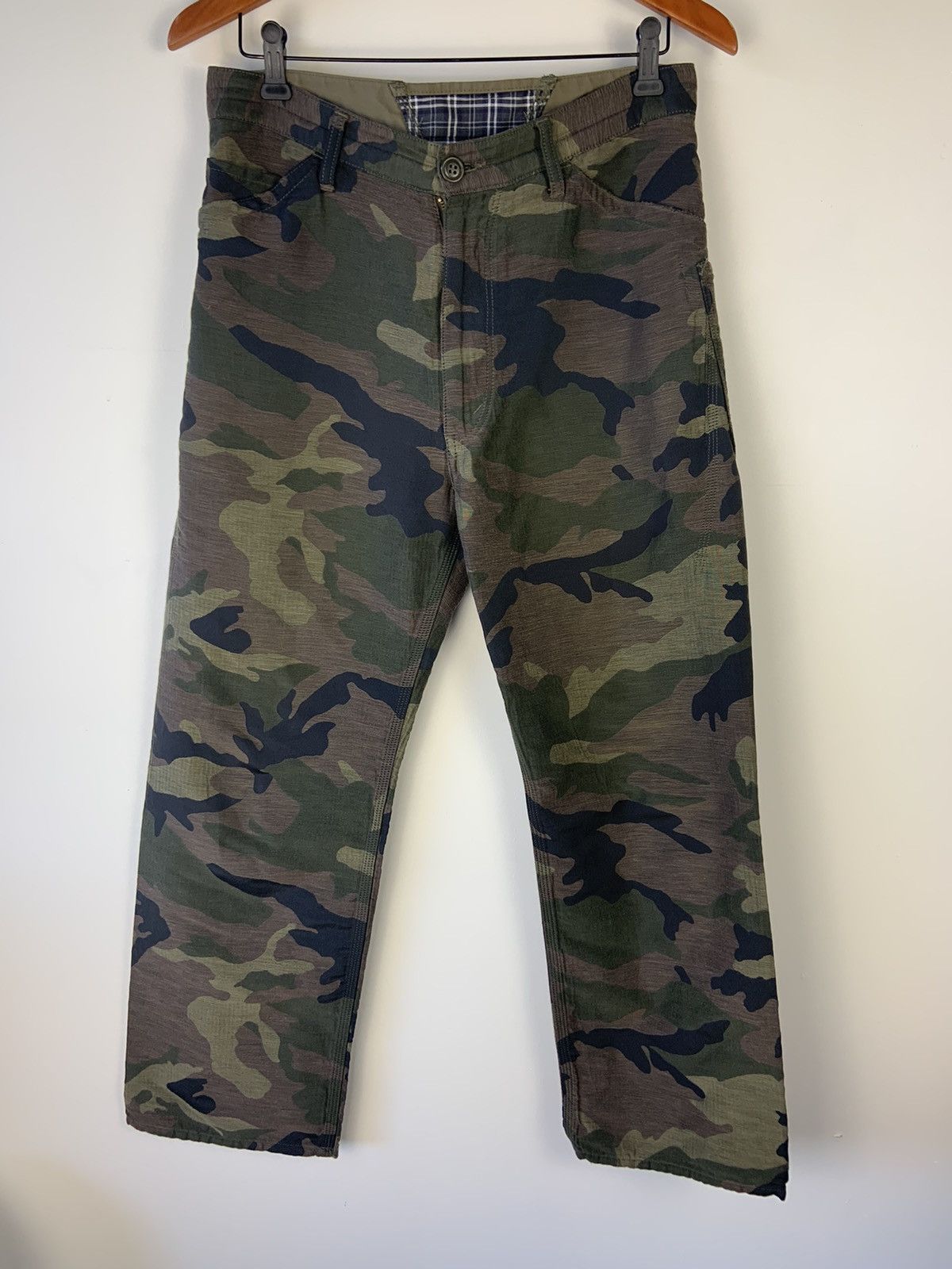 image of Comme Des Garcons x Junya Watanabe Comme Des Garcon Junya Watanabe Camo Pants, Men's (Size 30)