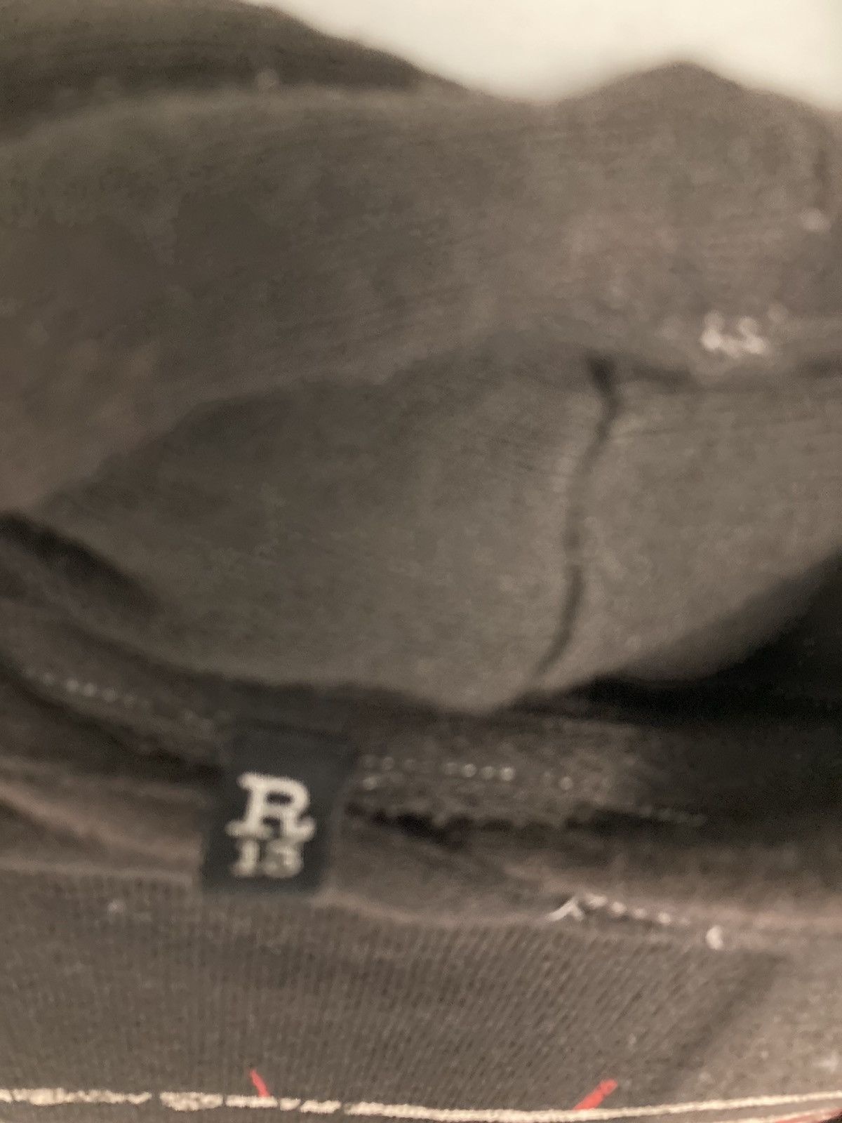 R13 Oversized cutoff sleeve hoodie. Large Size US L / EU 52-54 / 3 - 11 Thumbnail