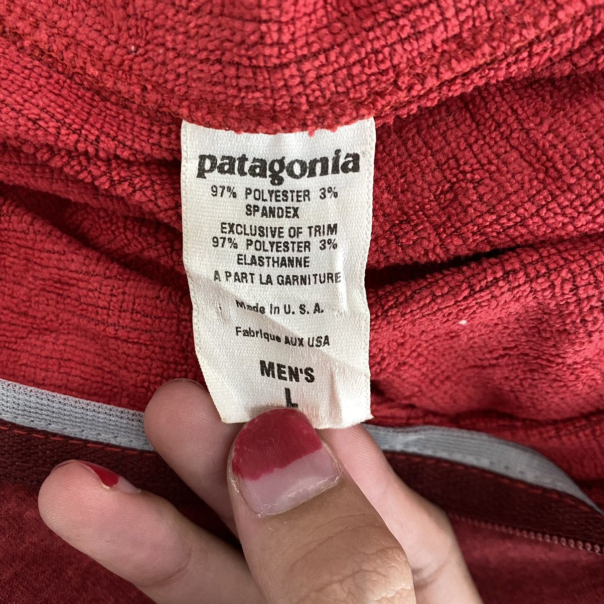 Patagonia Vintage PATAGONIA USA Half Zipper Red Light Jacket Size US L / EU 52-54 / 3 - 4 Thumbnail
