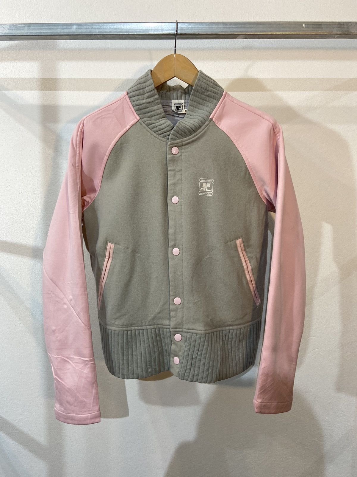image of Courreges Jacket in Gray/Pink, Women's