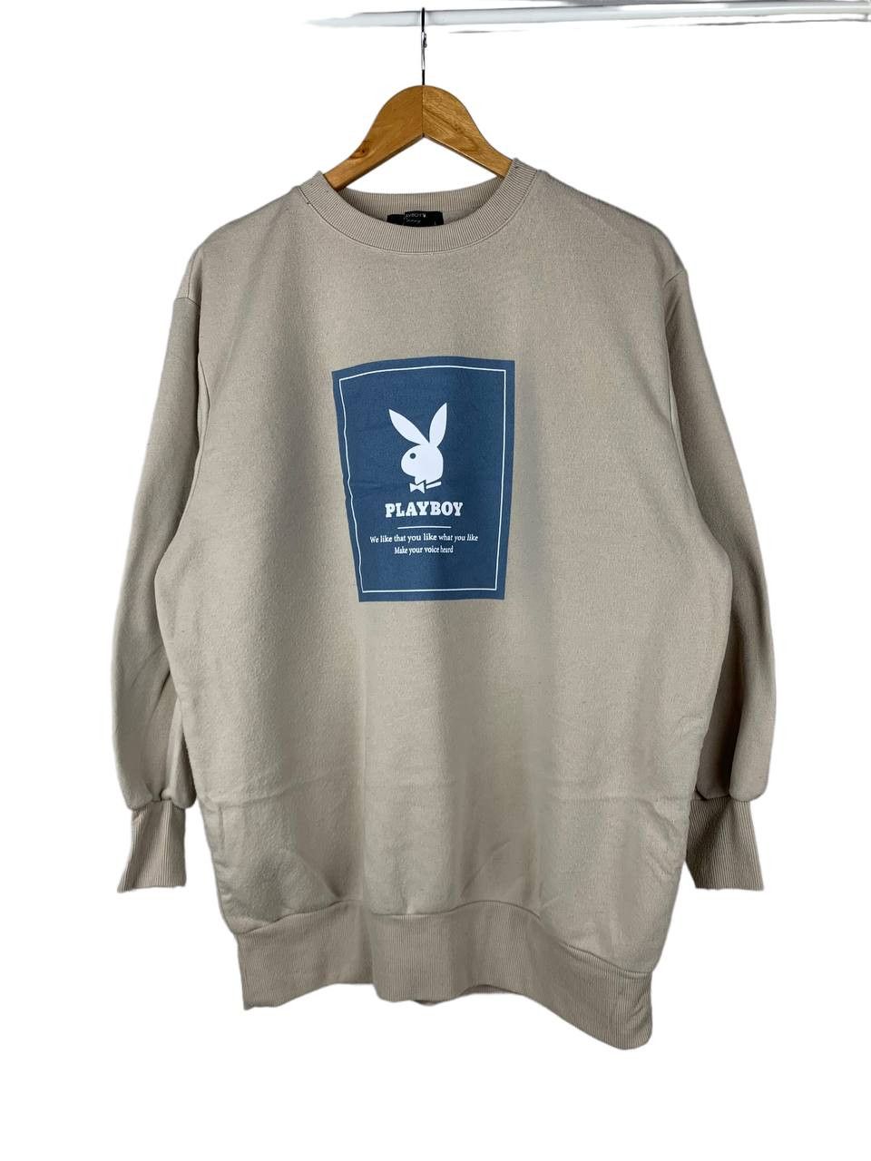 Vintage Playboy Bunny Logo Oversized Sweatshirt