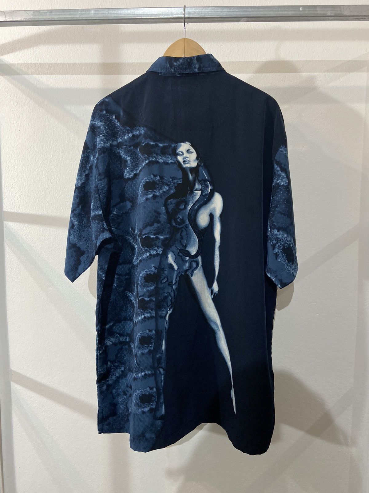 Pelle Pelle Pelle Pelle Marc Buchanan Snake Printed Shirt Size US L / EU 52-54 / 3 - 1 Thumbnail