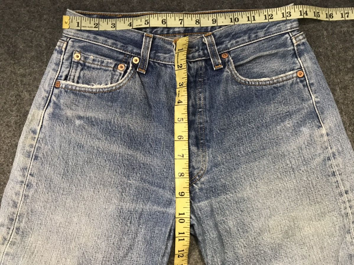 Distressed Faded Levi's Strauss 501 Button Fly Jeans Size 27