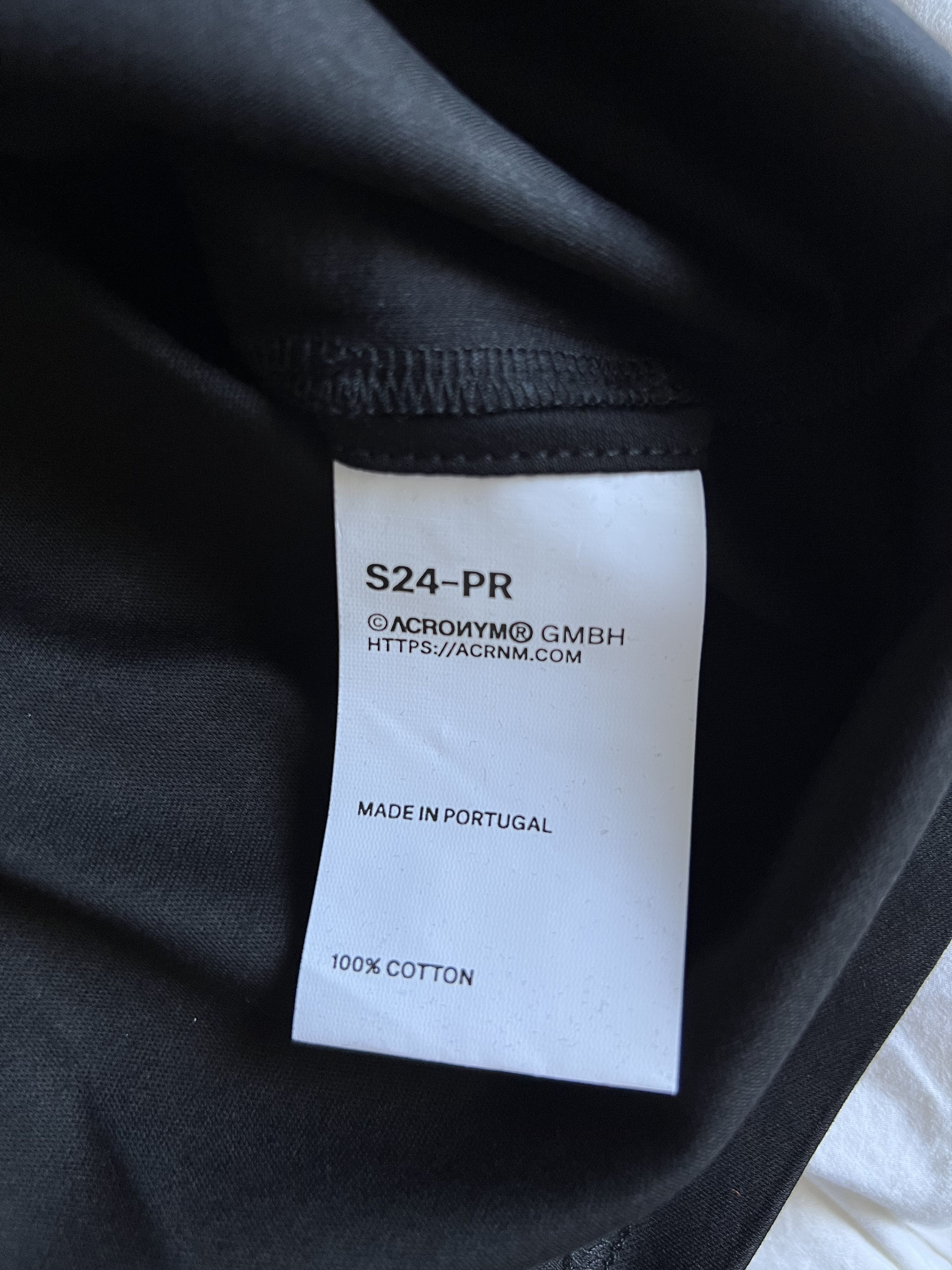 Acronym Acronym S24-PR-A Dynamics Tee in Black Size US XL / EU 56 / 4 - 6 Thumbnail