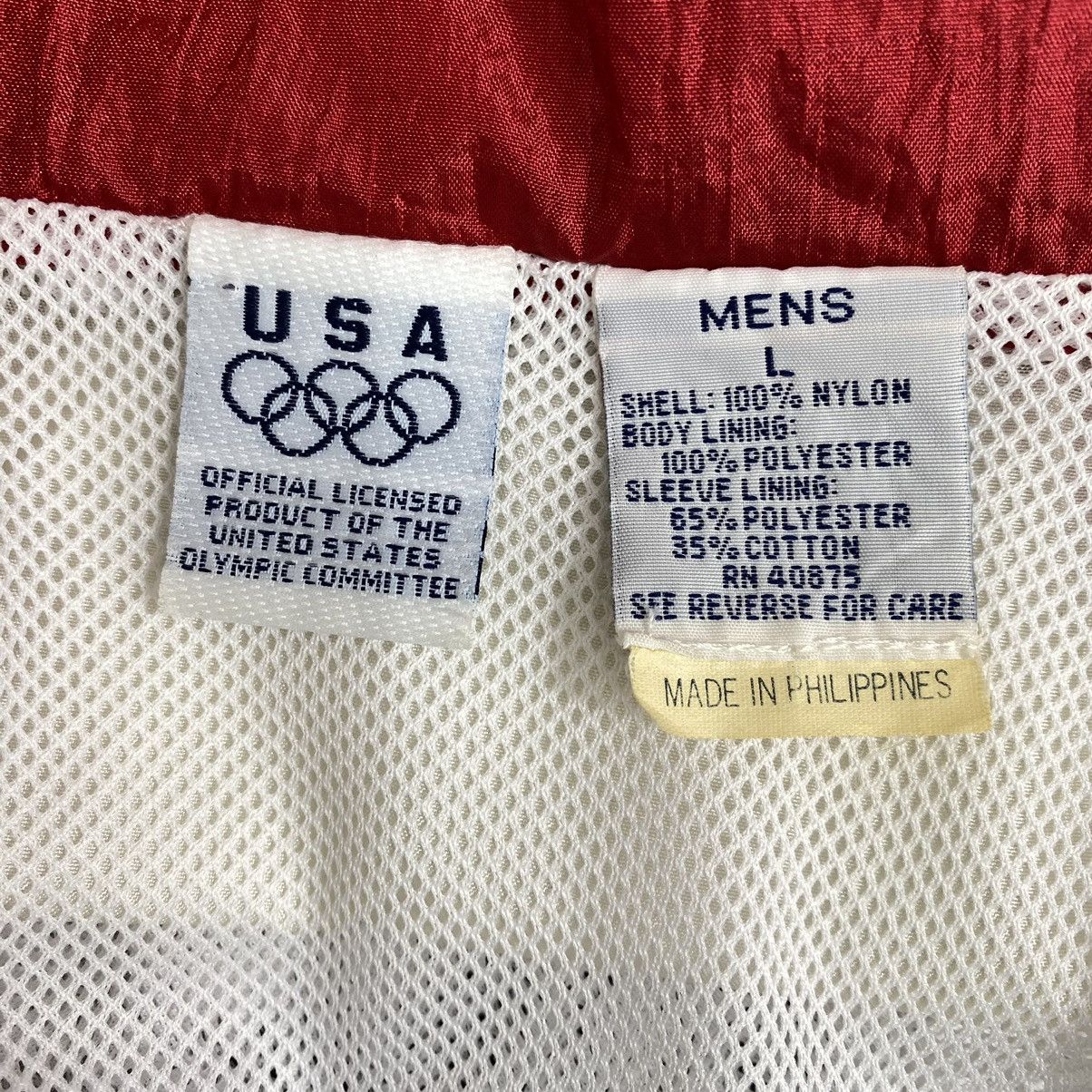 USA Olympics Vtg 90s USA OLYMPIC COMMITEE Windbreaker Coach Varsity Size US L / EU 52-54 / 3 - 6 Thumbnail