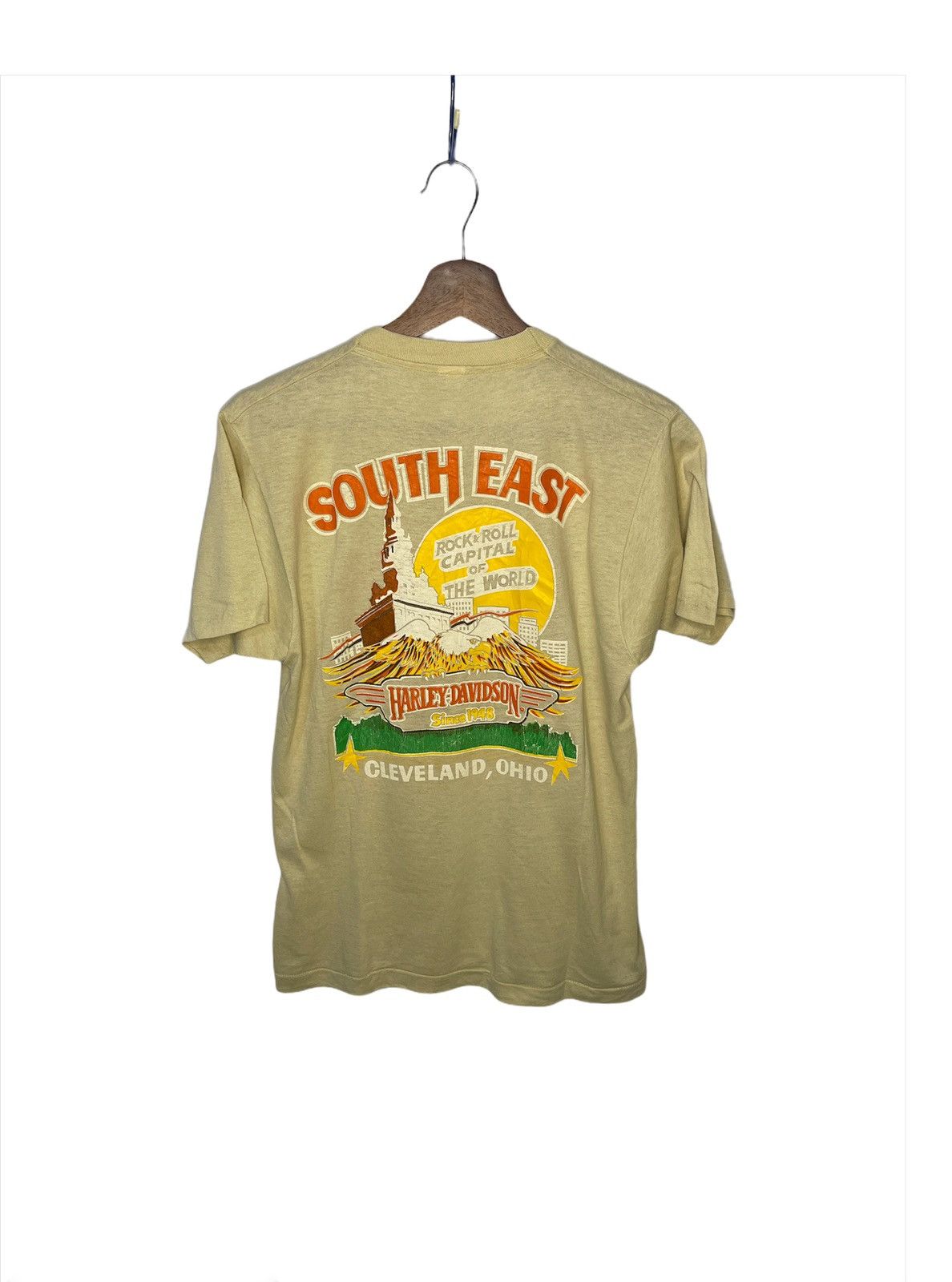 Harley Davidson × Vintage Vintage Harley Davidson T-Shirt Size US S / EU 44-46 / 1 - 1 Thumbnail