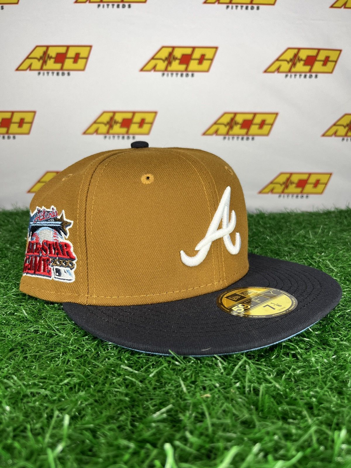 MLB × New Era Braves 7 1/8 2000 all star game fitted hat brown Size ONE SIZE - 1 Thumbnail