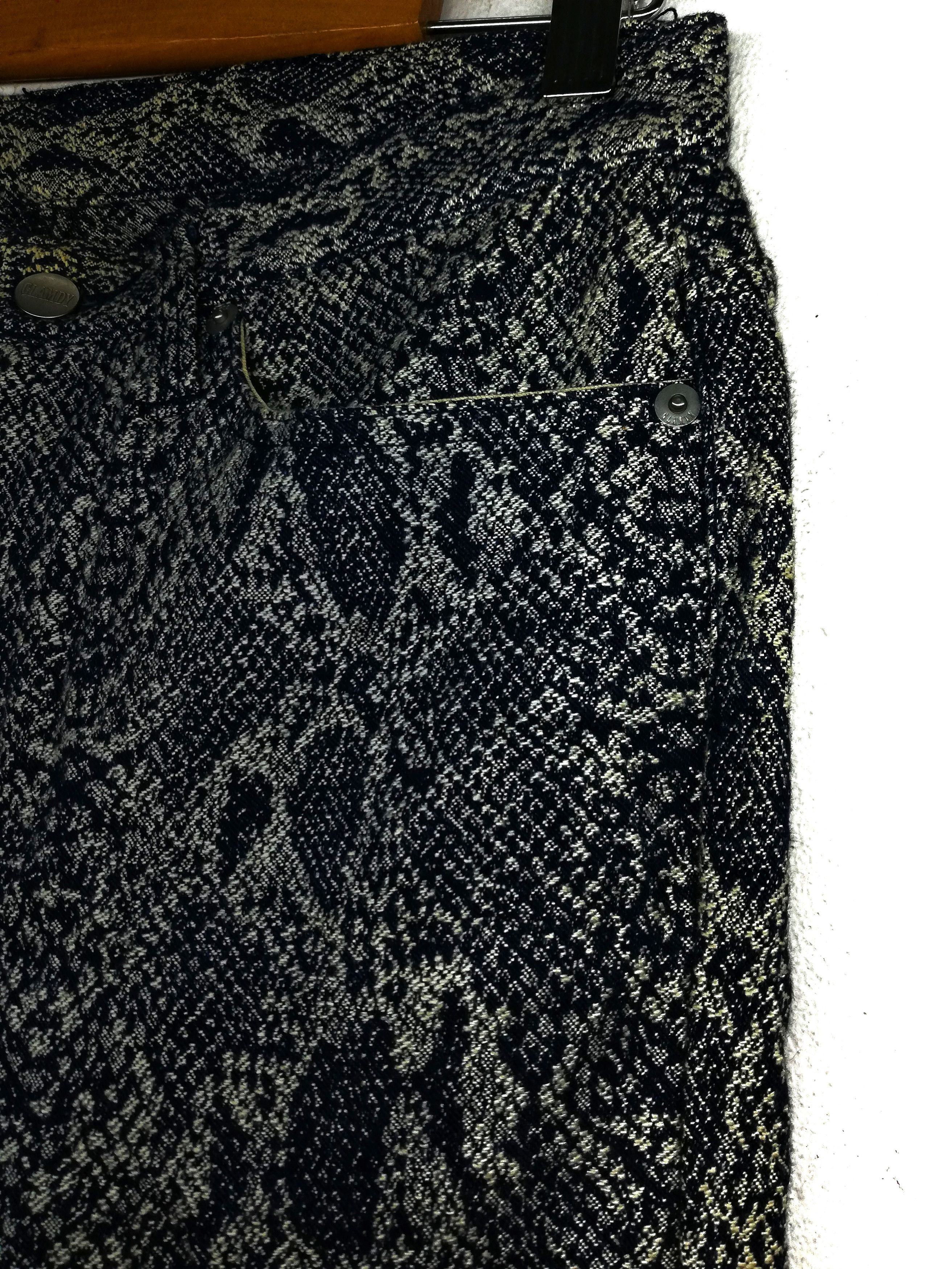 Indigo × Japanese Brand 🔥Glamdy Printed Similar Hysteric Glamour Snake Denim🔥 Size US 30 / EU 46 - 3 Thumbnail