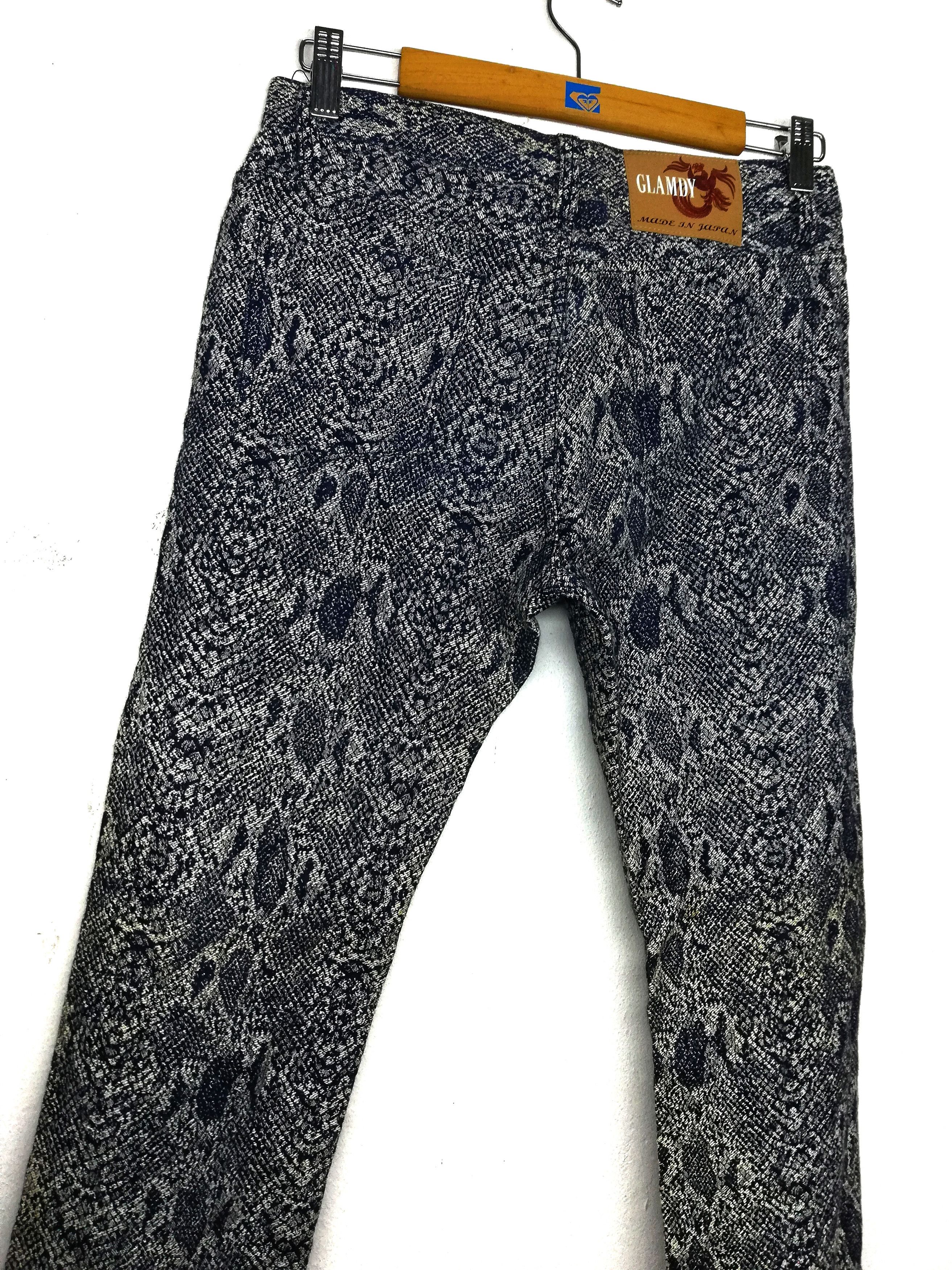 Indigo × Japanese Brand 🔥Glamdy Printed Similar Hysteric Glamour Snake Denim🔥 Size US 30 / EU 46 - 8 Thumbnail