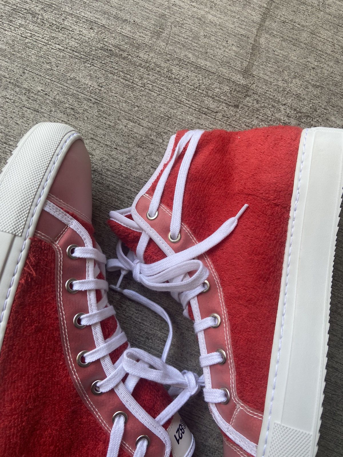 Other PS821 Made in Italy Terry Cloth High Top Chuck Taylor Style Size US 9 / EU 42 - 3 Thumbnail