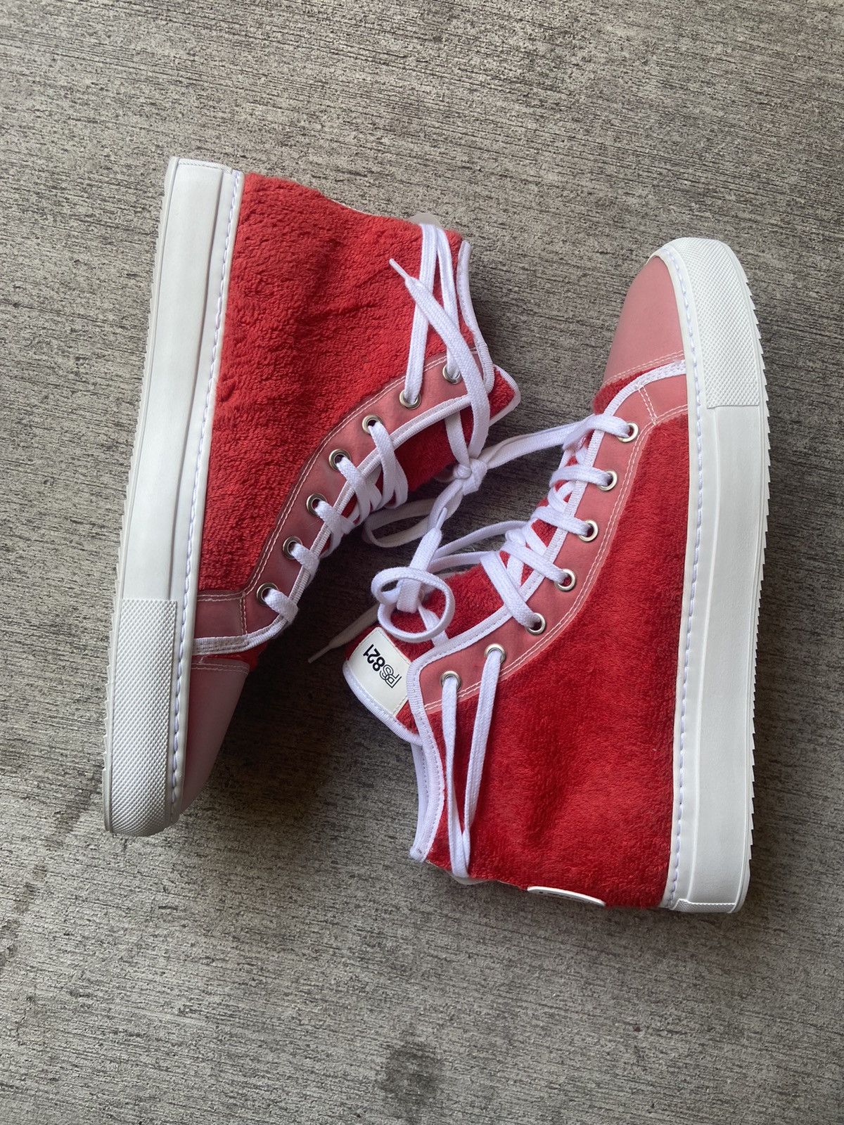 Other PS821 Made in Italy Terry Cloth High Top Chuck Taylor Style Size US 9 / EU 42 - 2 Thumbnail