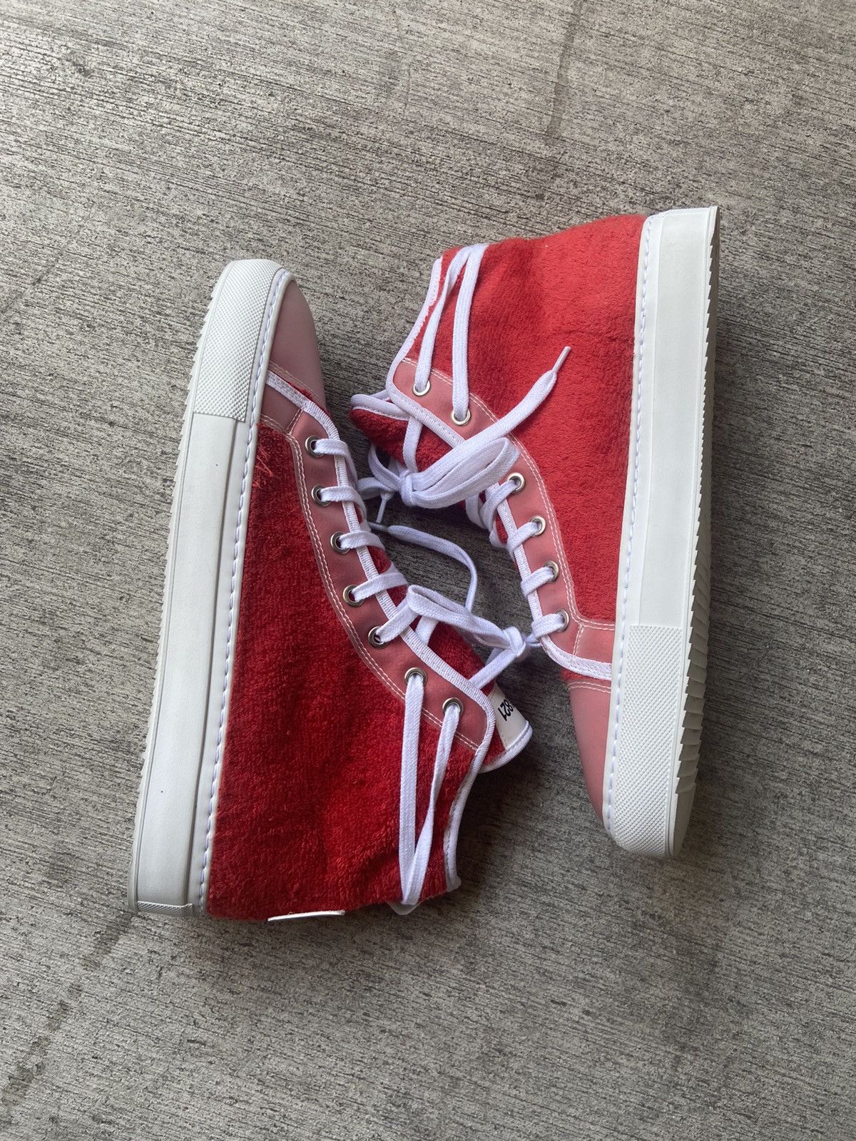 Other PS821 Made in Italy Terry Cloth High Top Chuck Taylor Style Size US 9 / EU 42 - 9 Thumbnail