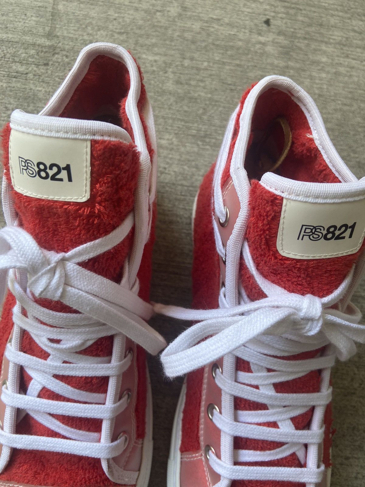 Other PS821 Made in Italy Terry Cloth High Top Chuck Taylor Style Size US 9 / EU 42 - 8 Thumbnail