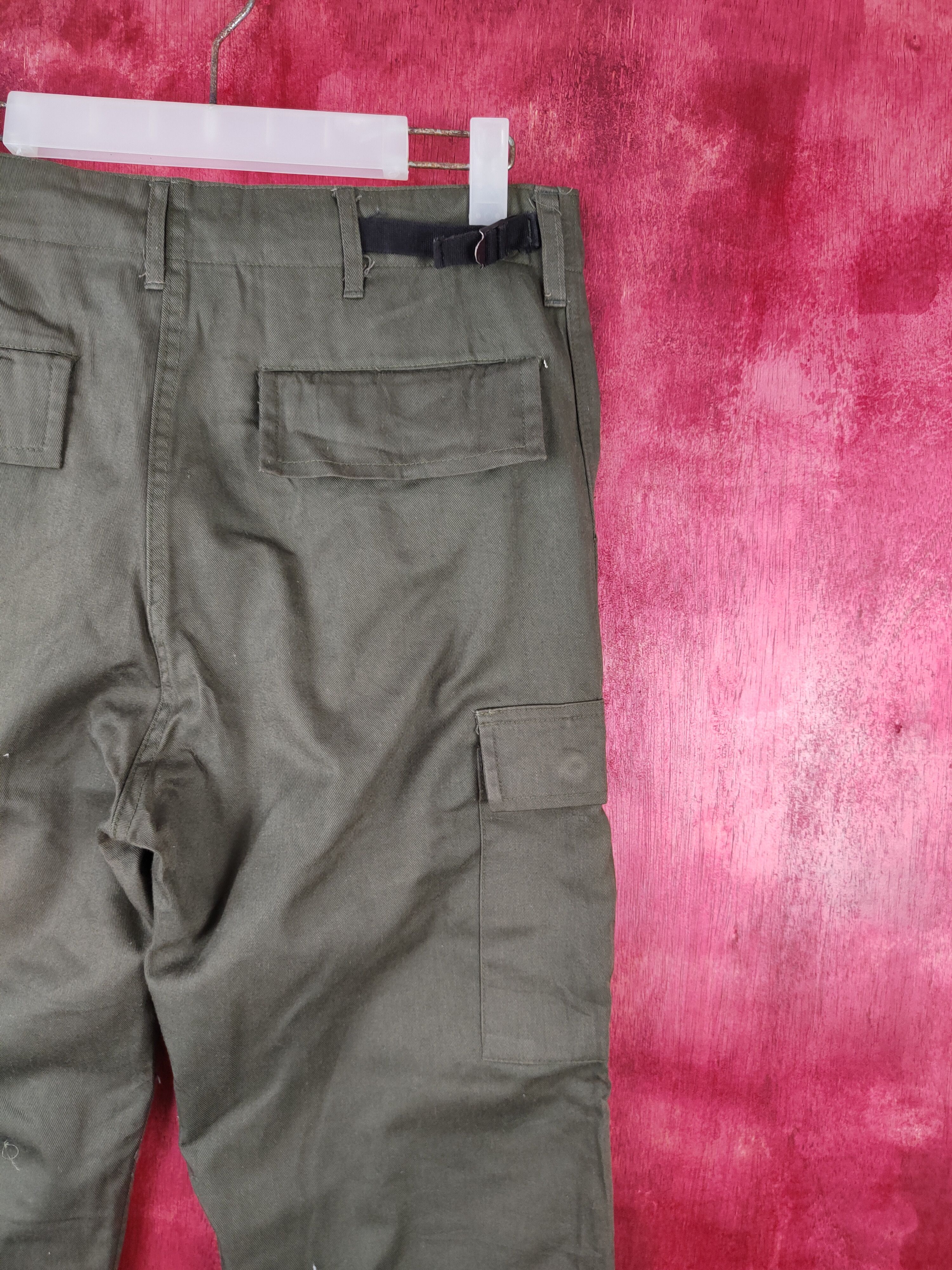 Japanese Brand × Vintage Japanese Brand Dark Green Multi Pocket Cargo Pants #S412 Size US 32 / EU 48 - 10 Thumbnail